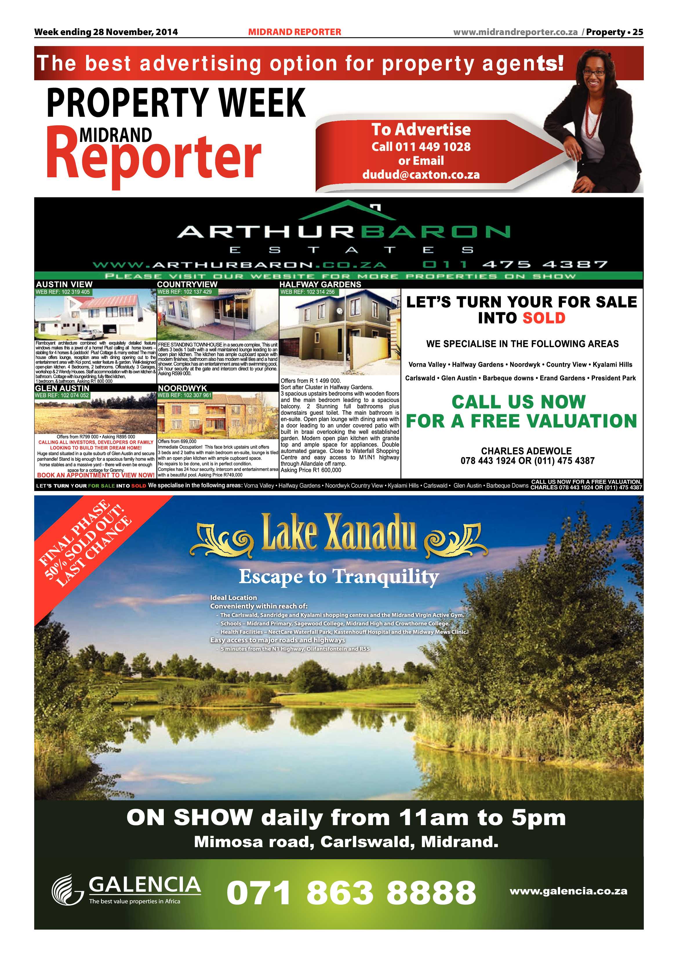 Midrand Reporter 28 November 2014 page 25