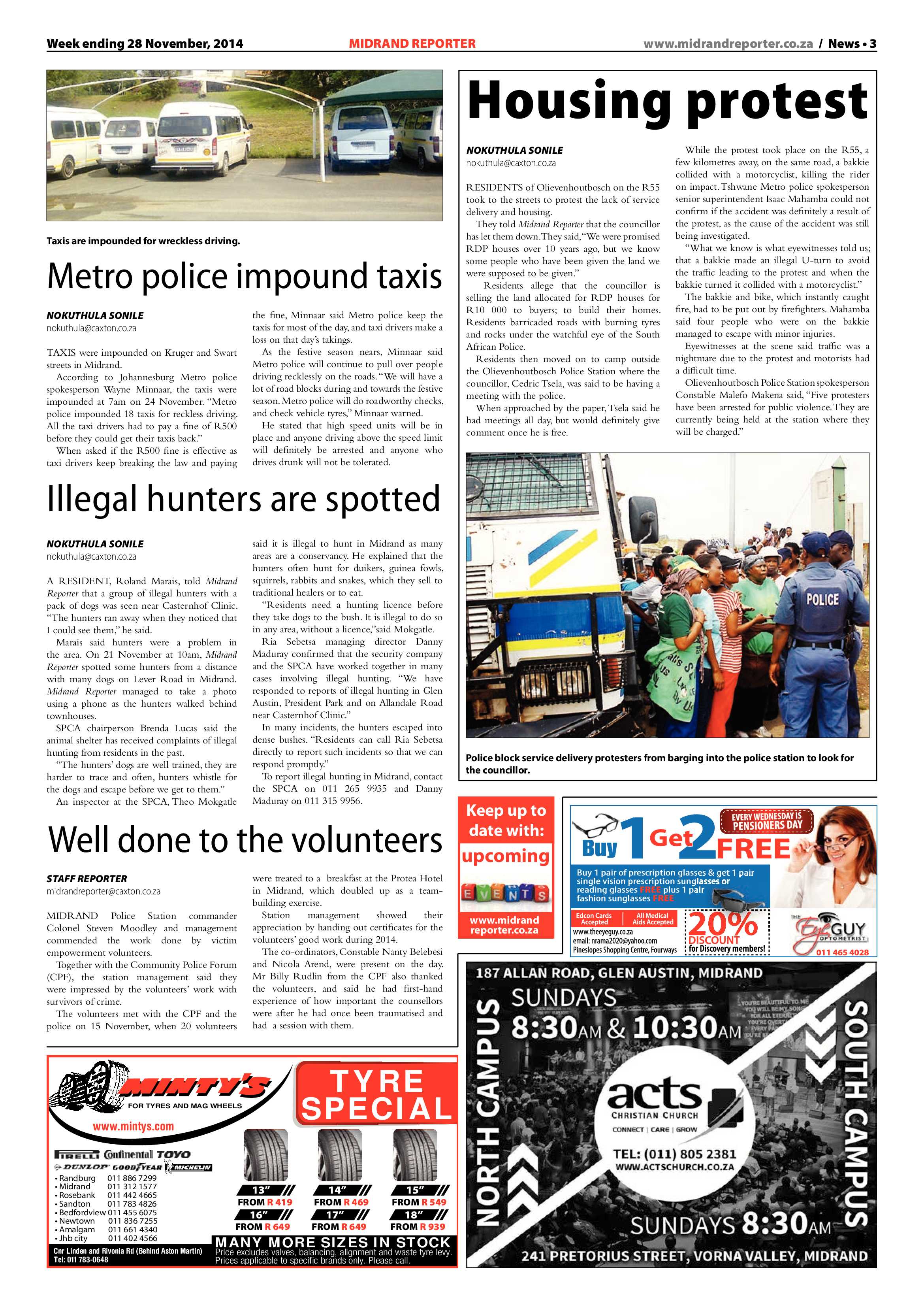 Midrand Reporter 28 November 2014 page 3