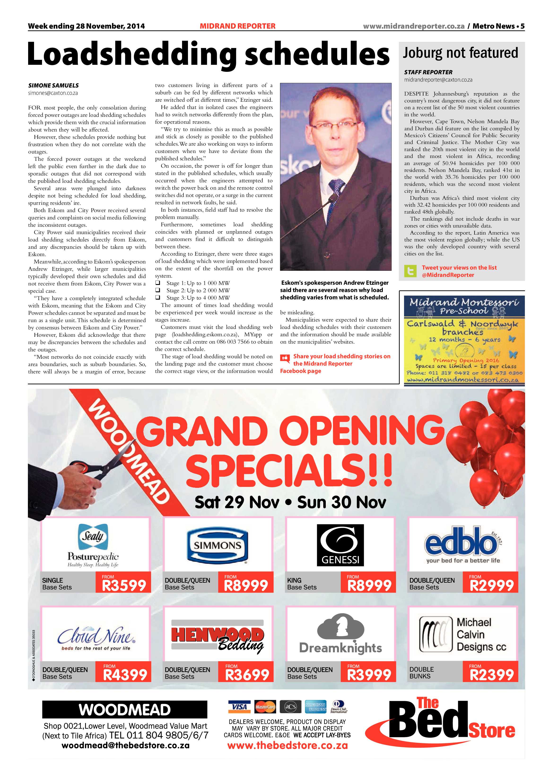 Midrand Reporter 28 November 2014 page 5