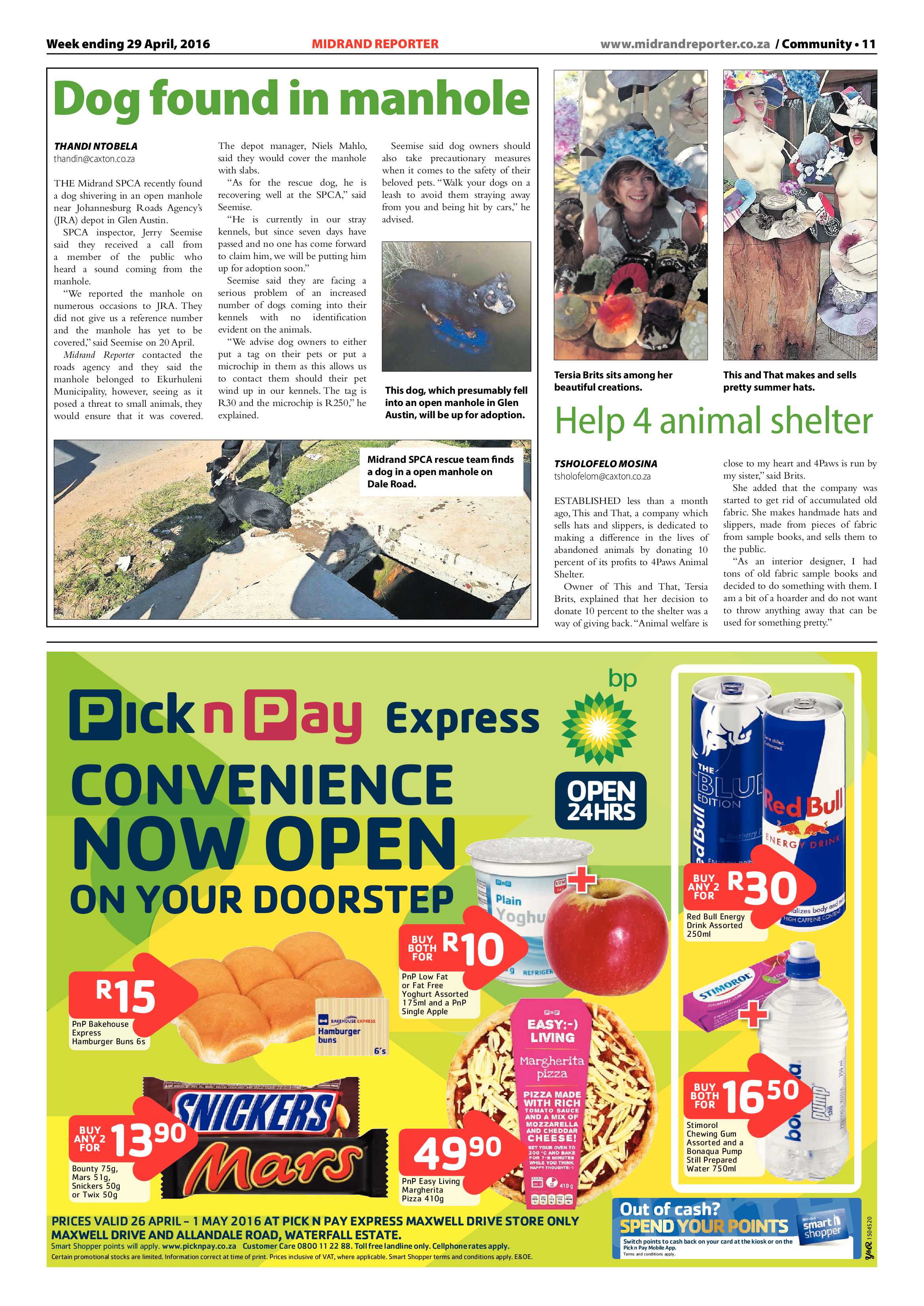 Midrand Reporter 29 April 2016 page 11