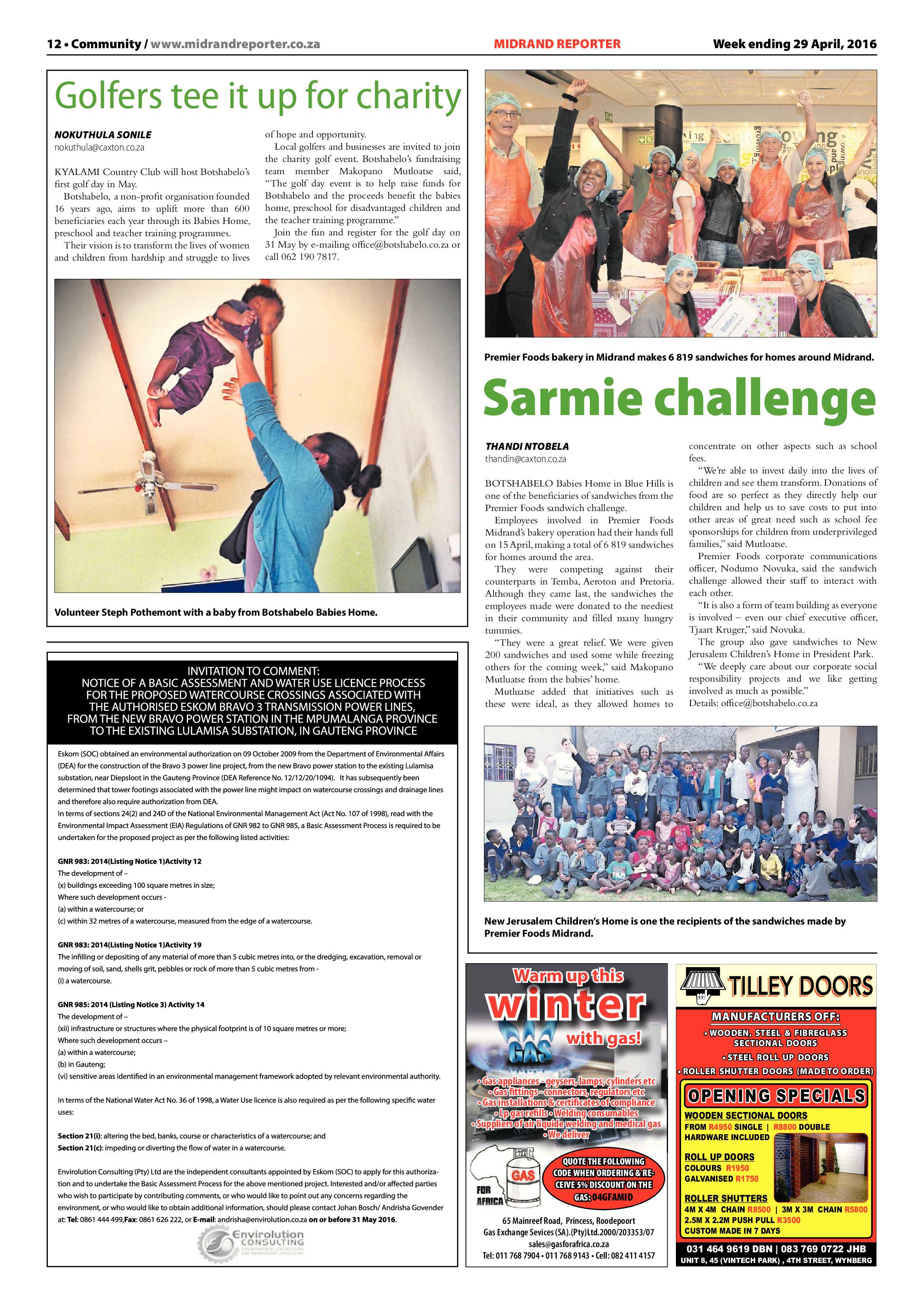Midrand Reporter 29 April 2016 page 12