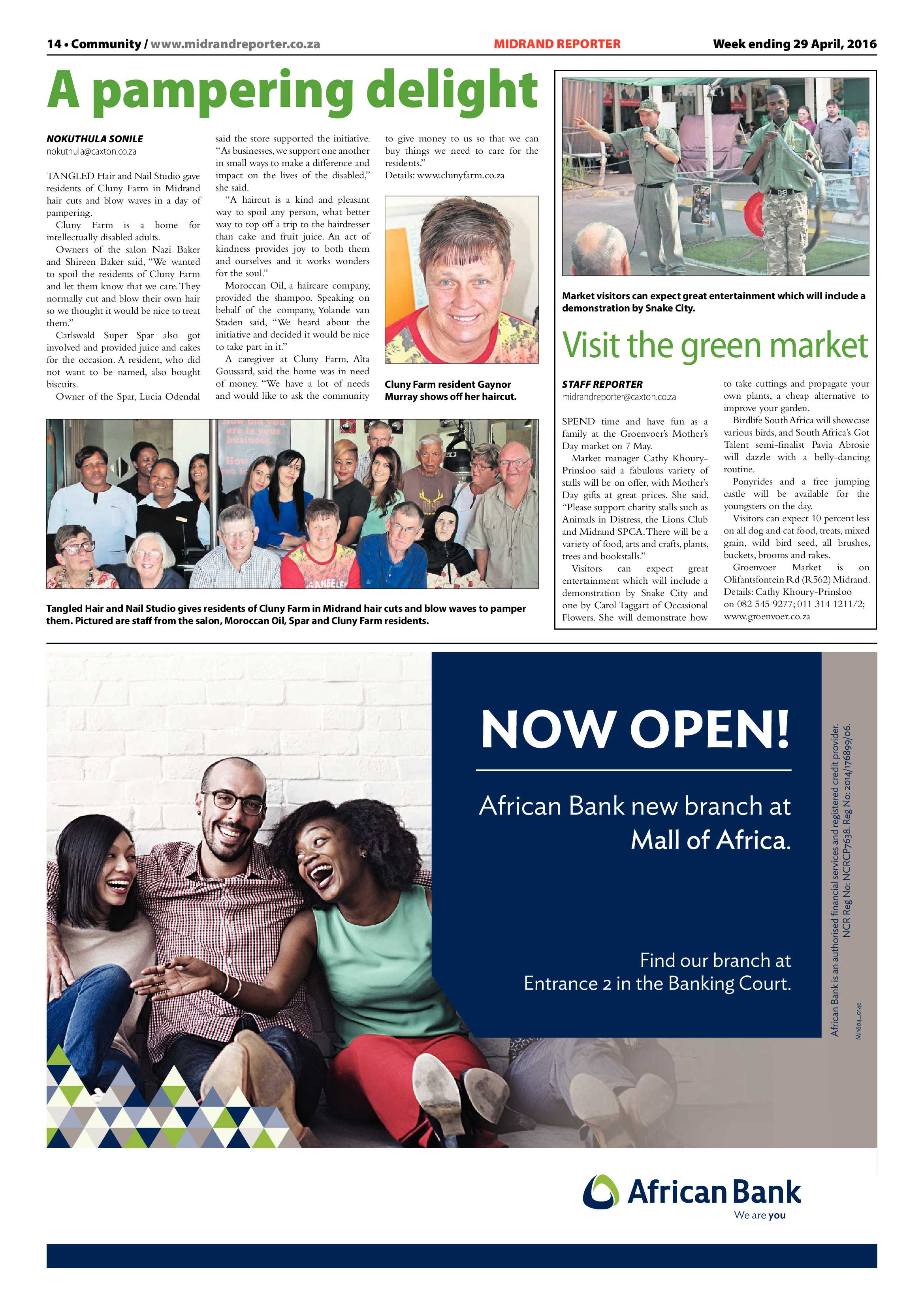 Midrand Reporter 29 April 2016 page 14