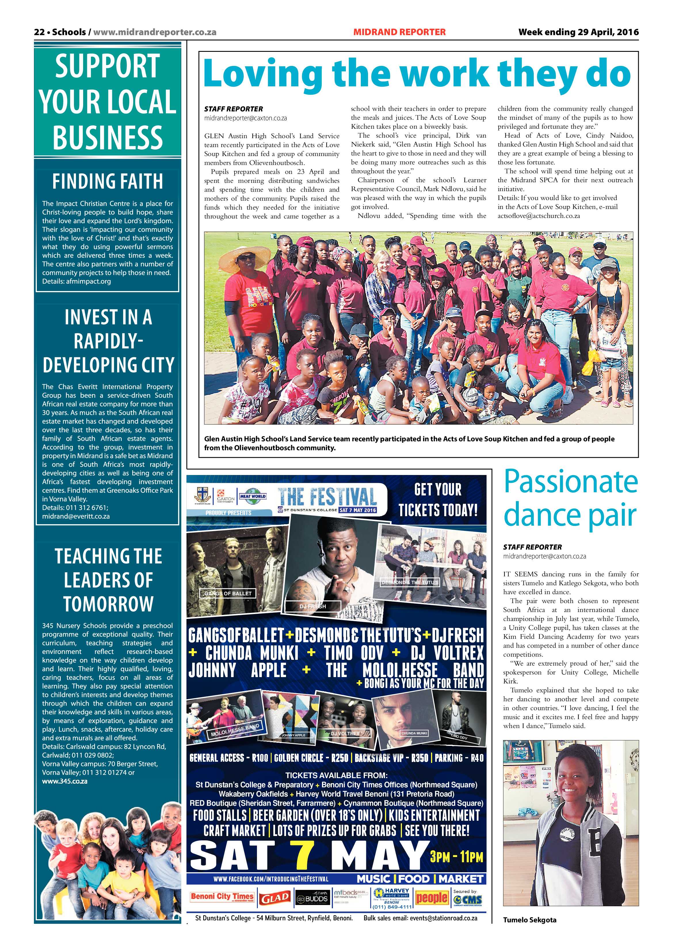 Midrand Reporter 29 April 2016 page 22