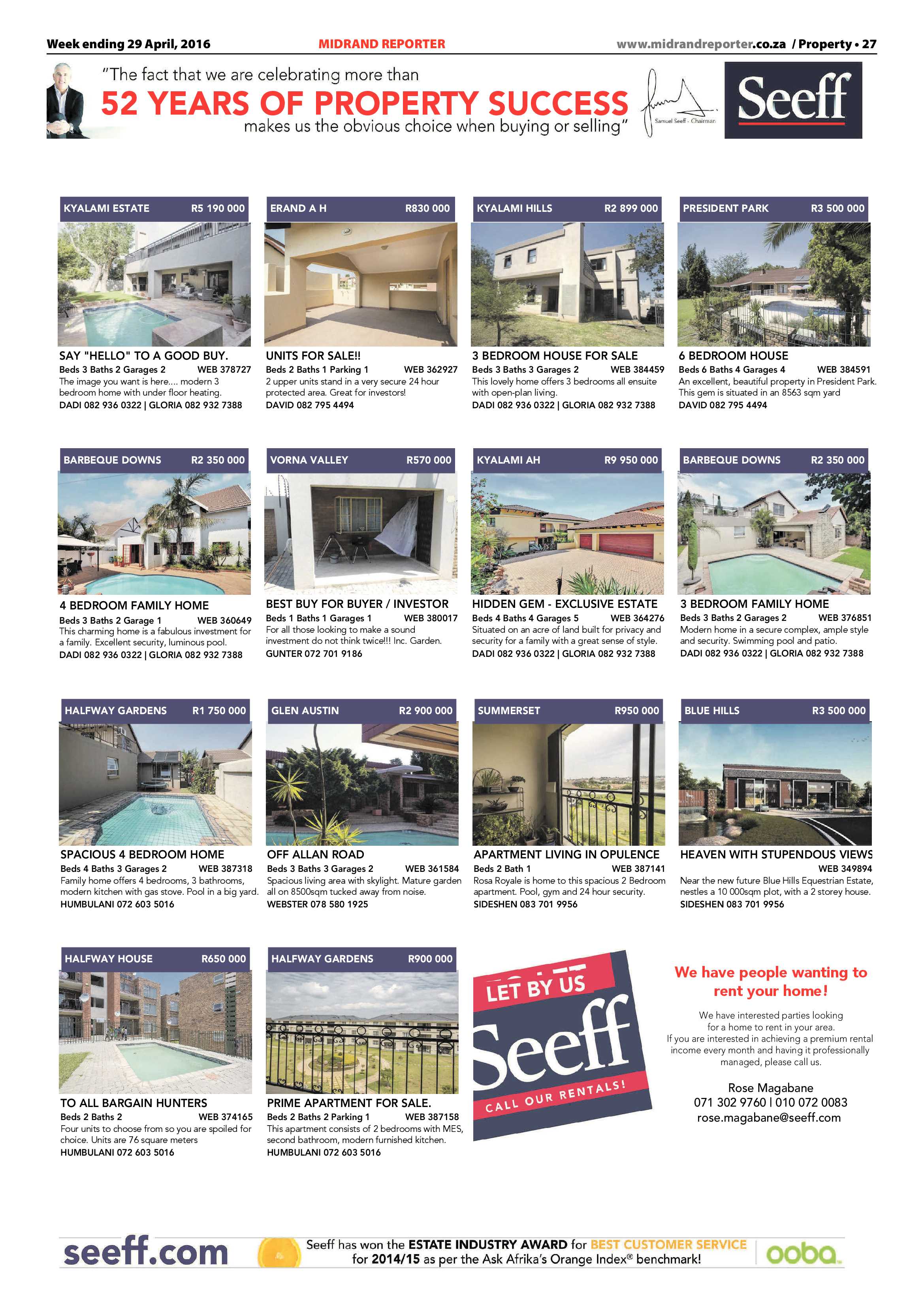 Midrand Reporter 29 April 2016 page 27