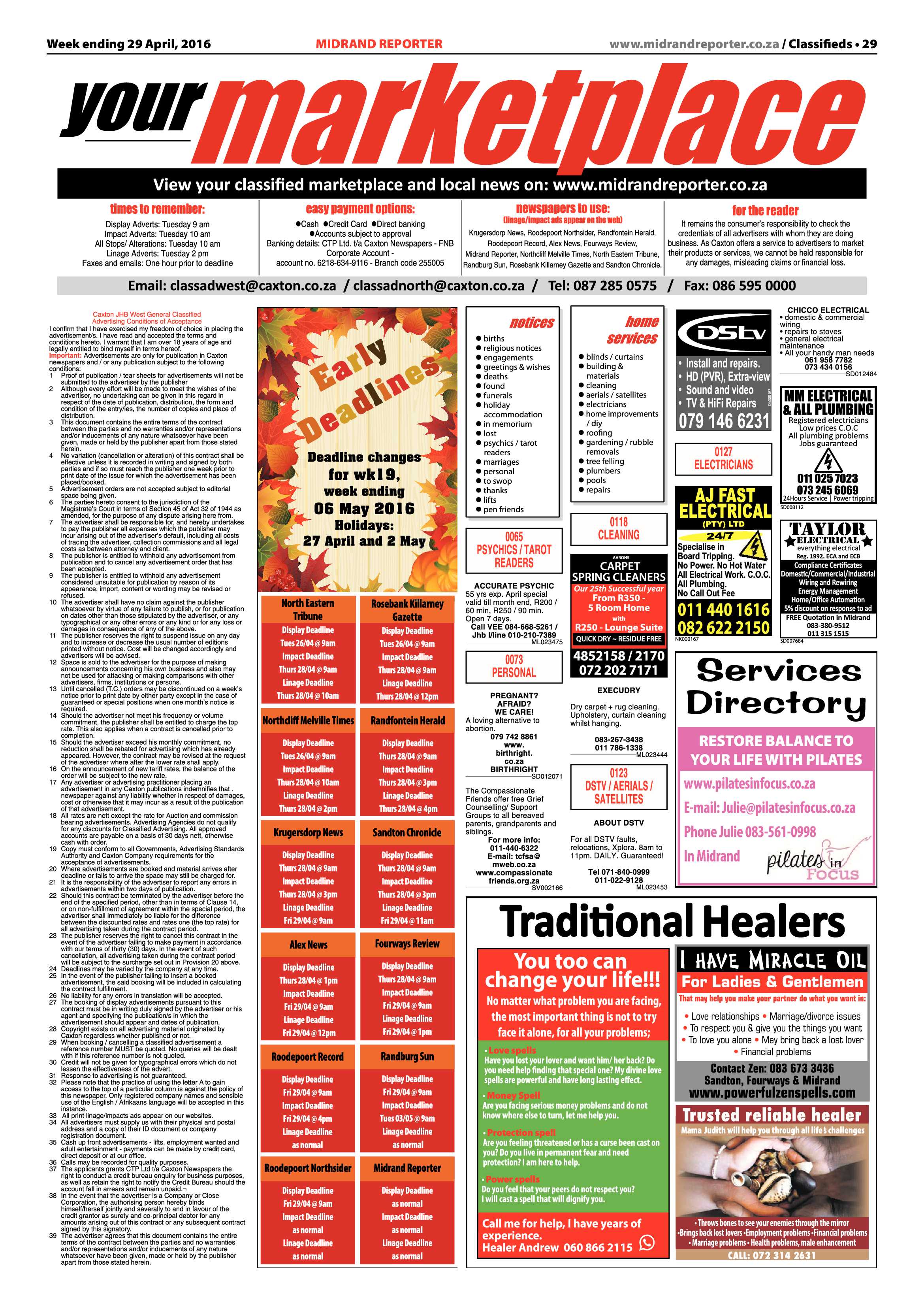 Midrand Reporter 29 April 2016 page 29