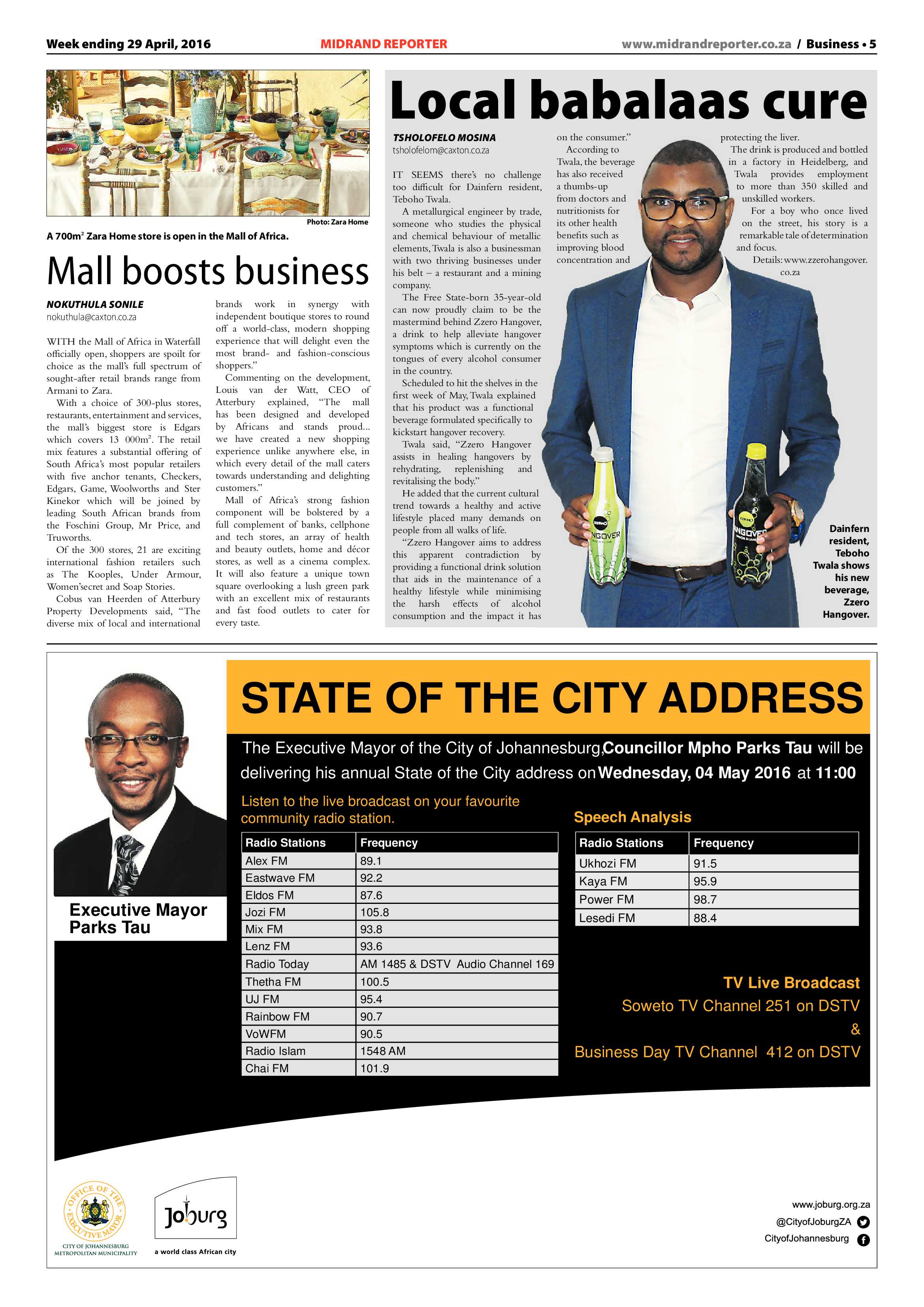 Midrand Reporter 29 April 2016 page 5