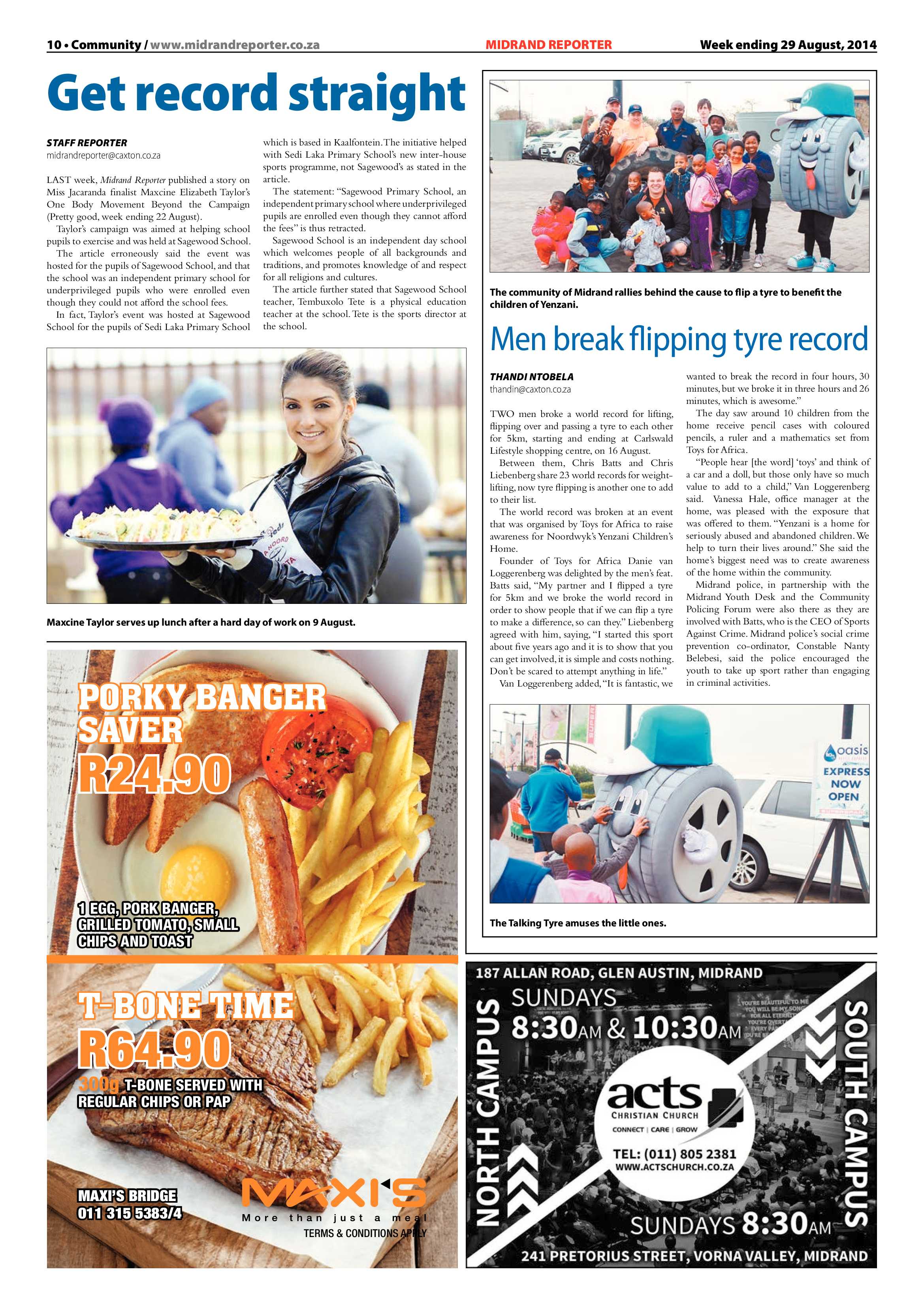 Midrand Reporter 29 August 2014 page 10