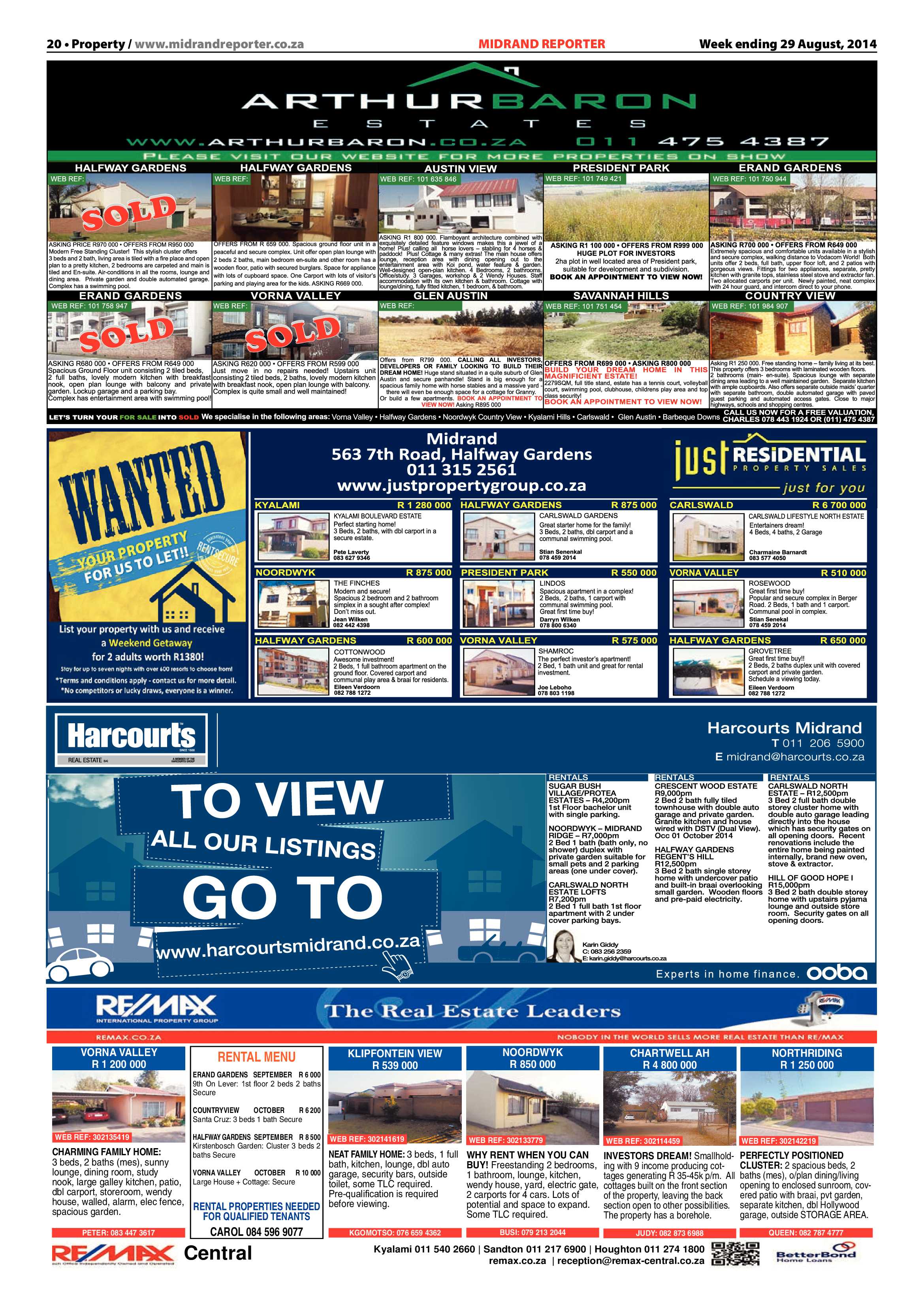 Midrand Reporter 29 August 2014 page 20
