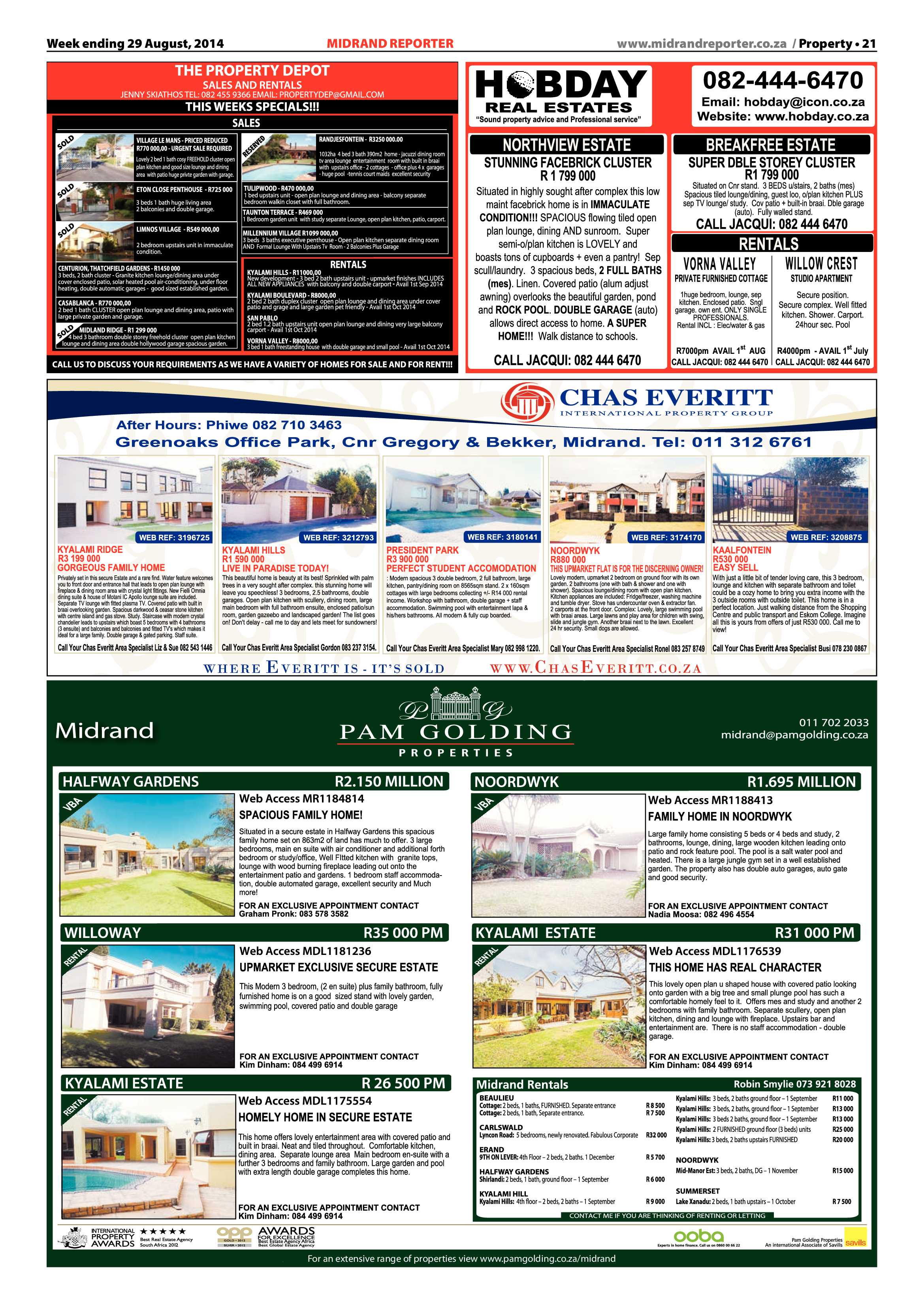 Midrand Reporter 29 August 2014 page 21
