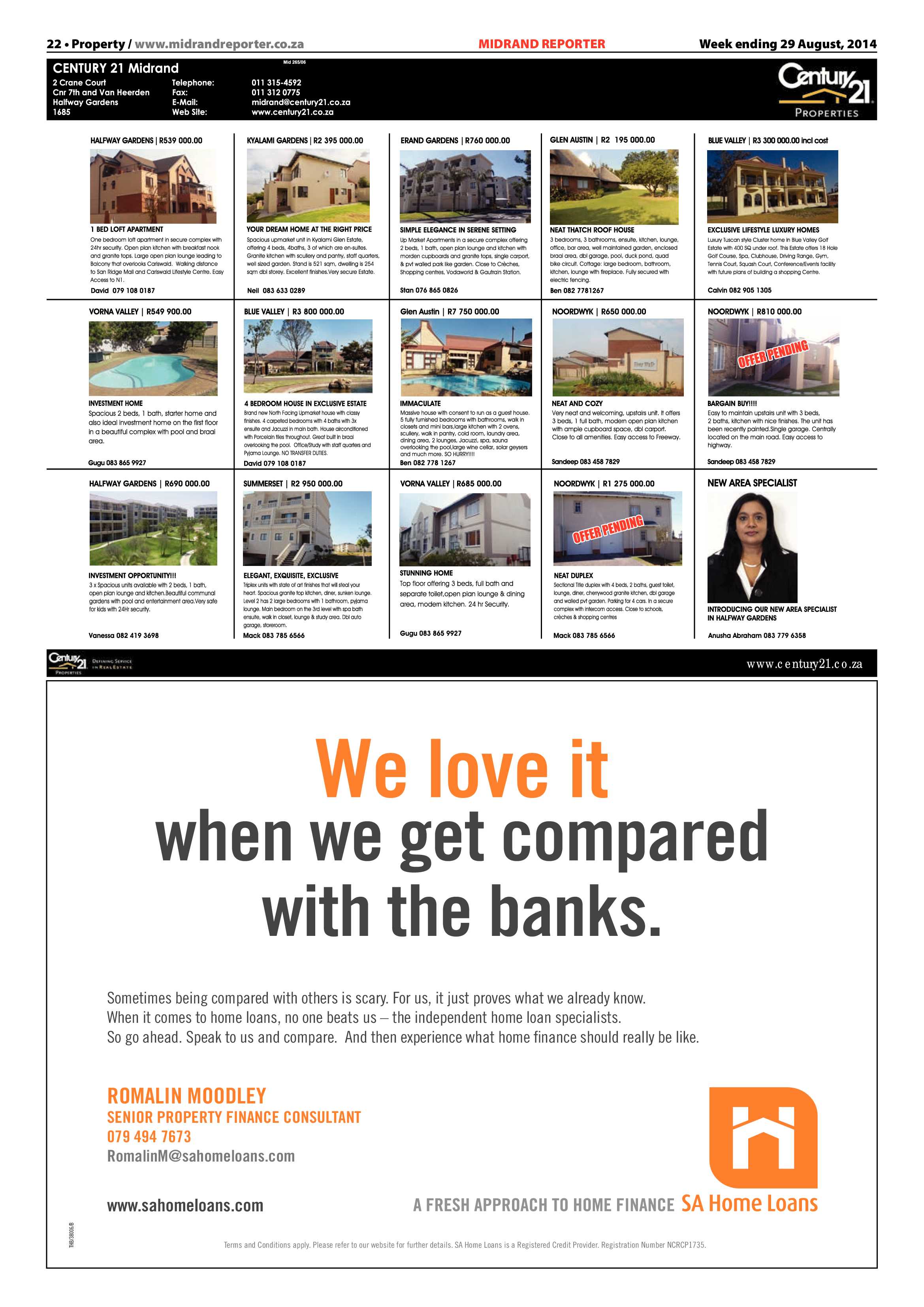 Midrand Reporter 29 August 2014 page 22