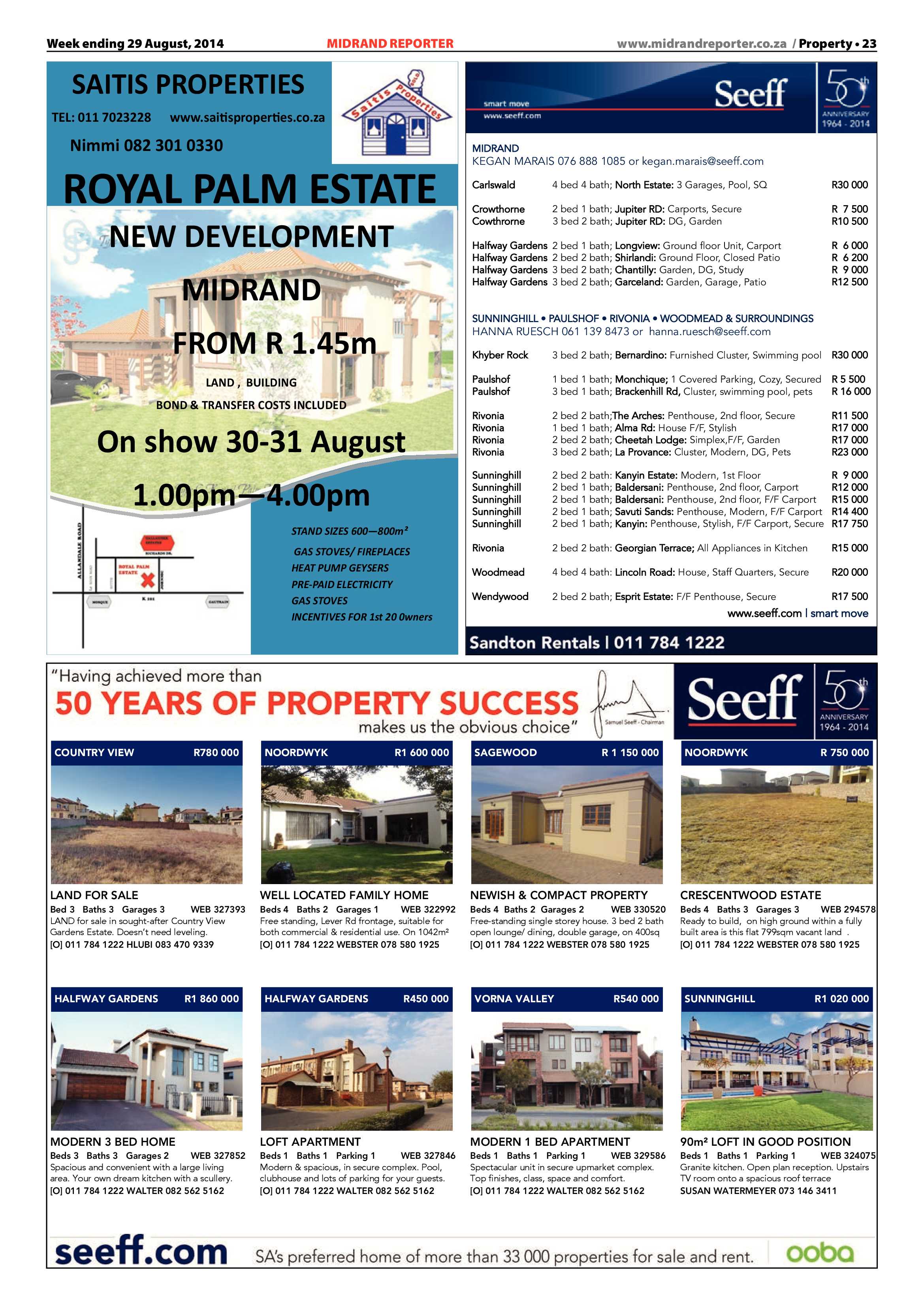 Midrand Reporter 29 August 2014 page 23