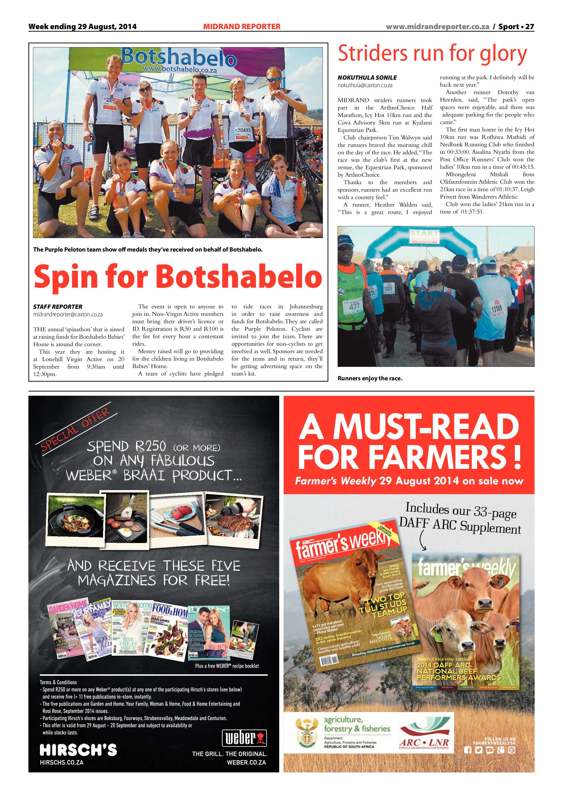 Midrand Reporter 29 August 2014 page 27