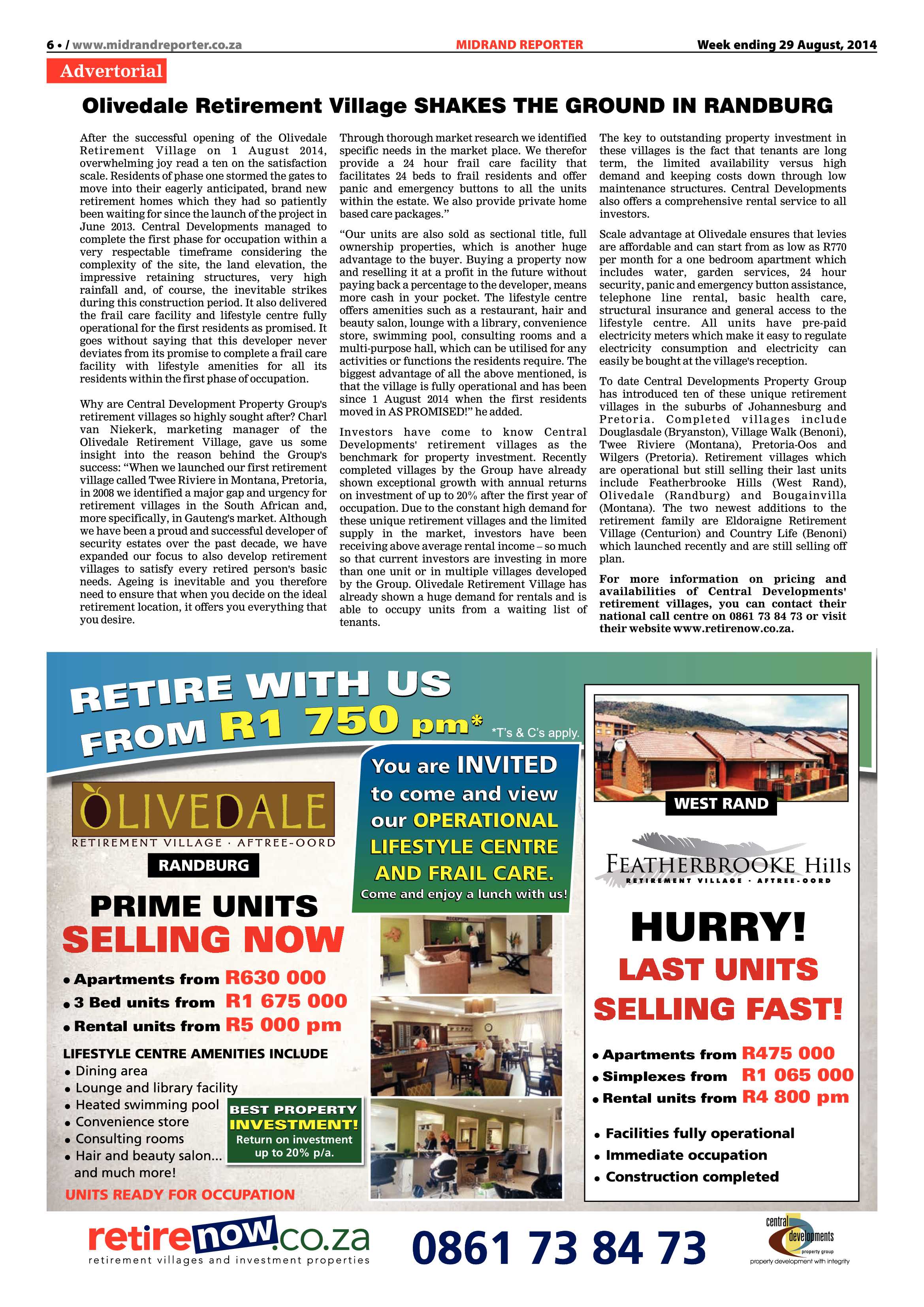 Midrand Reporter 29 August 2014 page 6