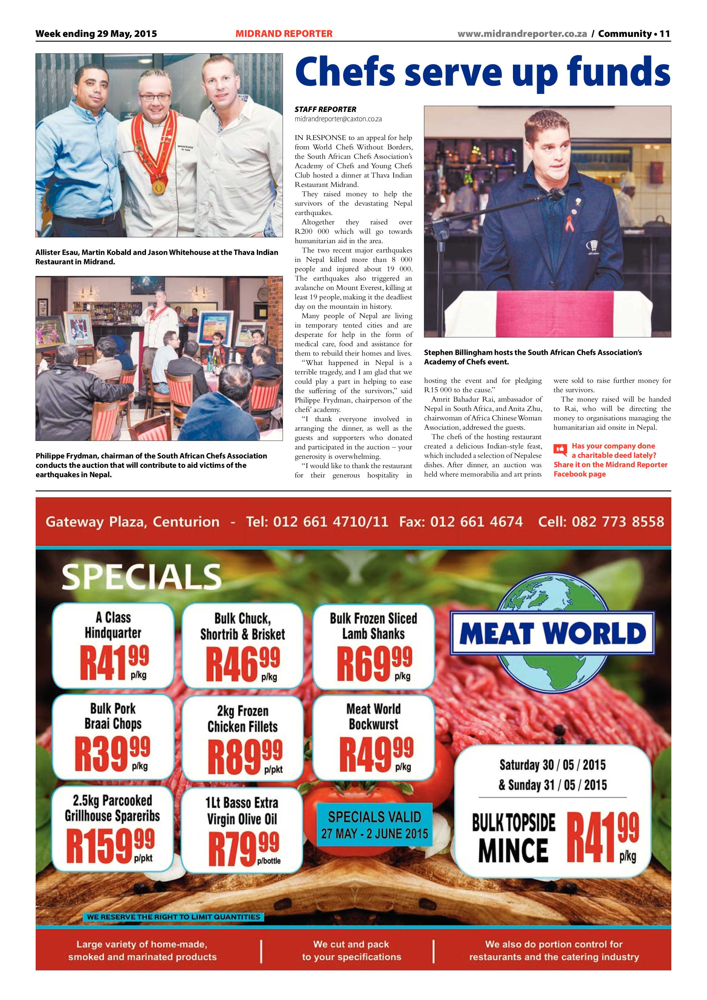 Midrand Reporter 29 May 2015 page 11