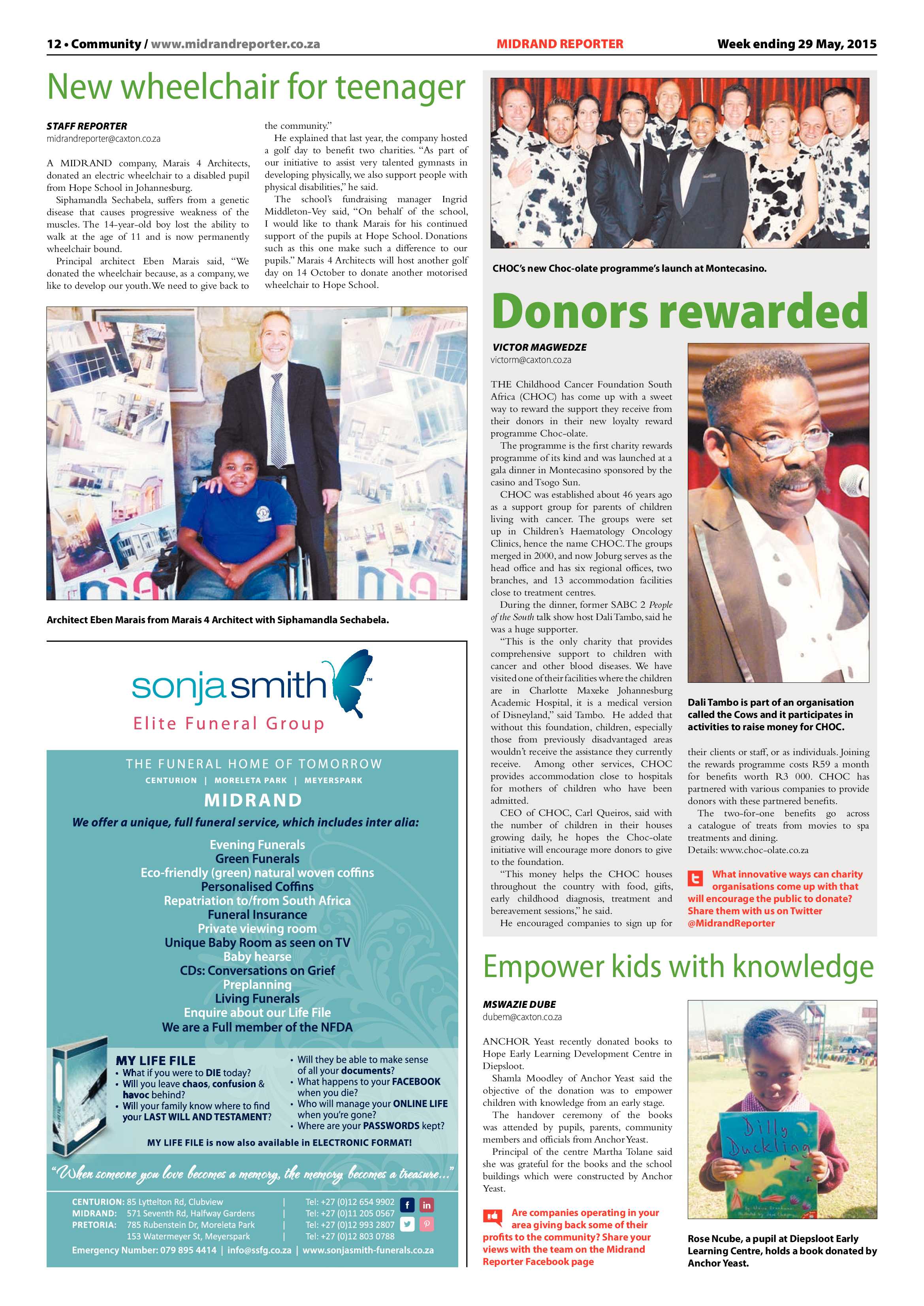 Midrand Reporter 29 May 2015 page 12