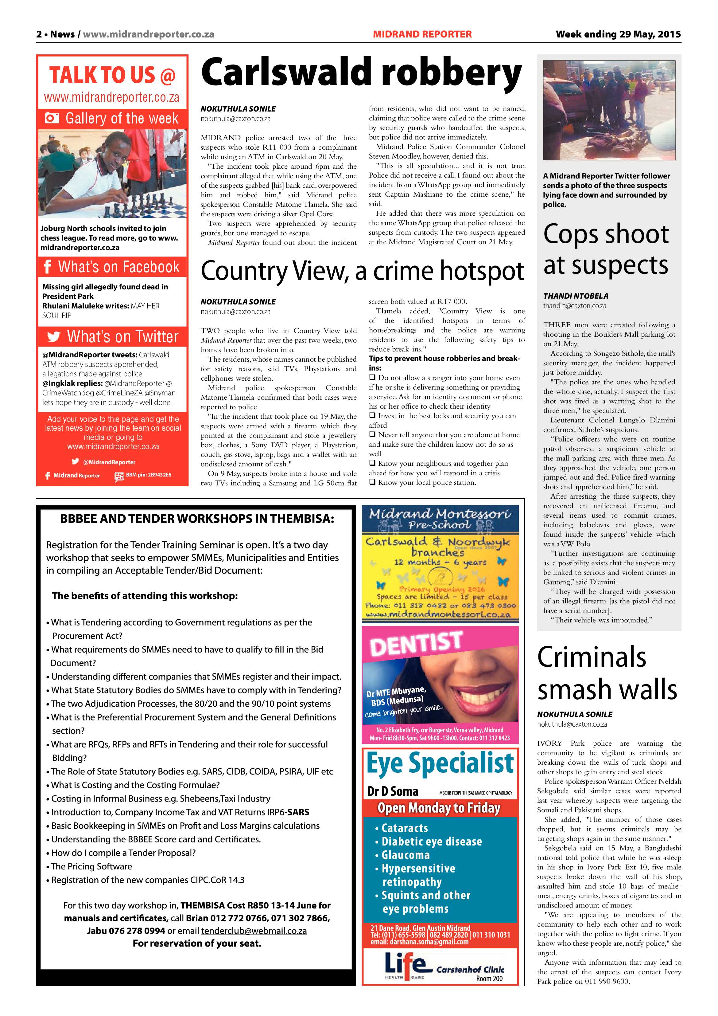 Midrand Reporter 29 May 2015 page 2