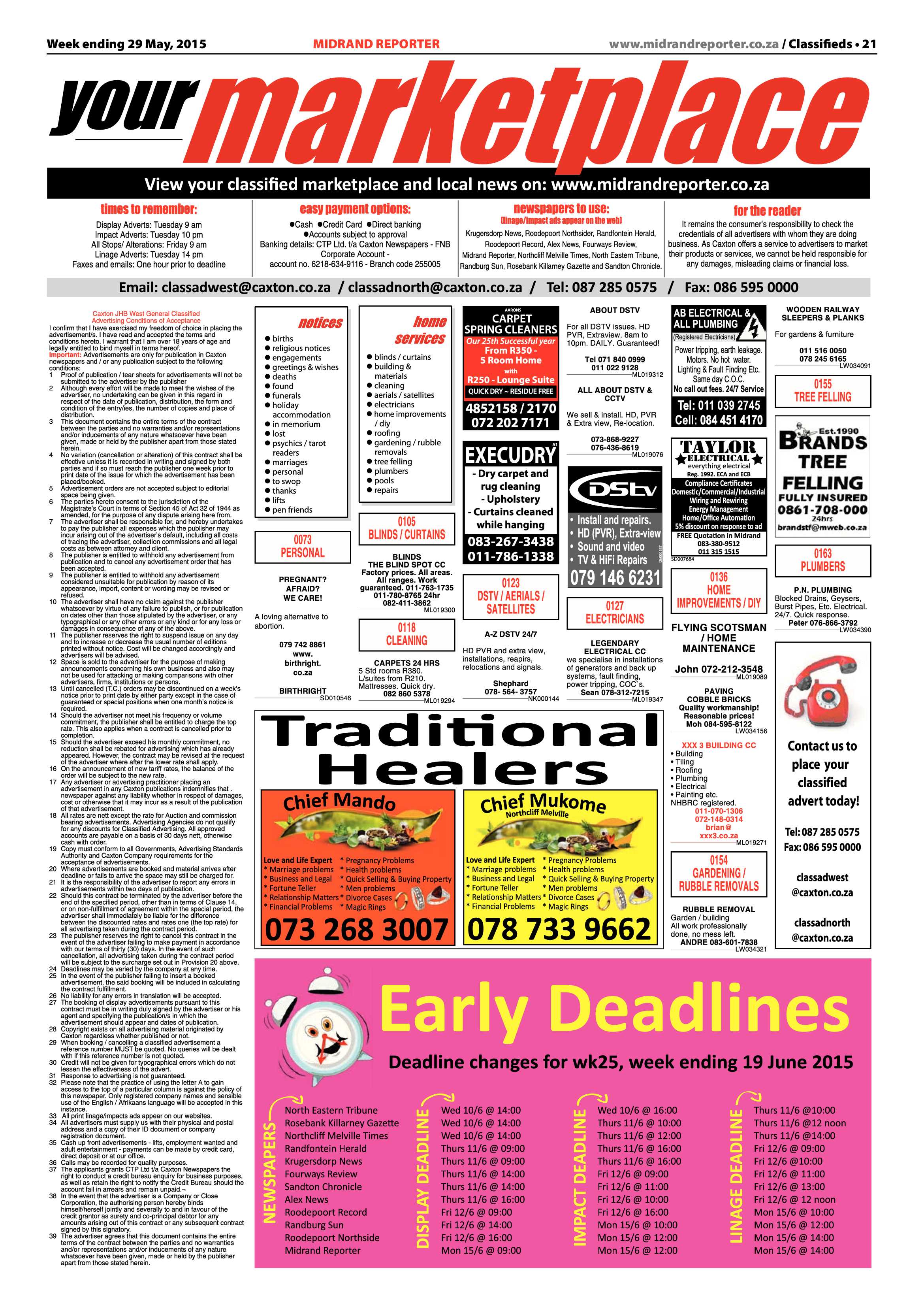 Midrand Reporter 29 May 2015 page 21