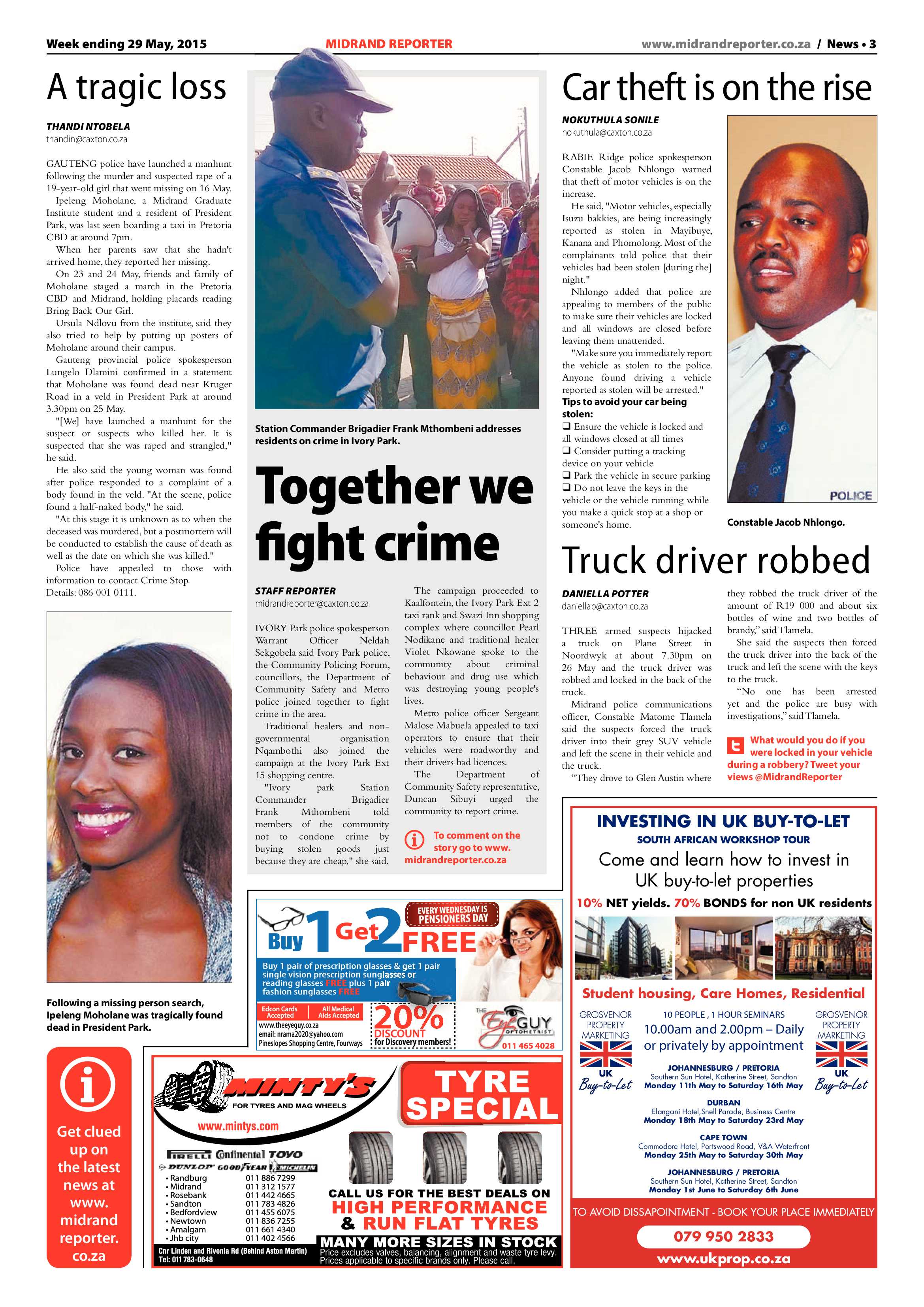 Midrand Reporter 29 May 2015 page 3