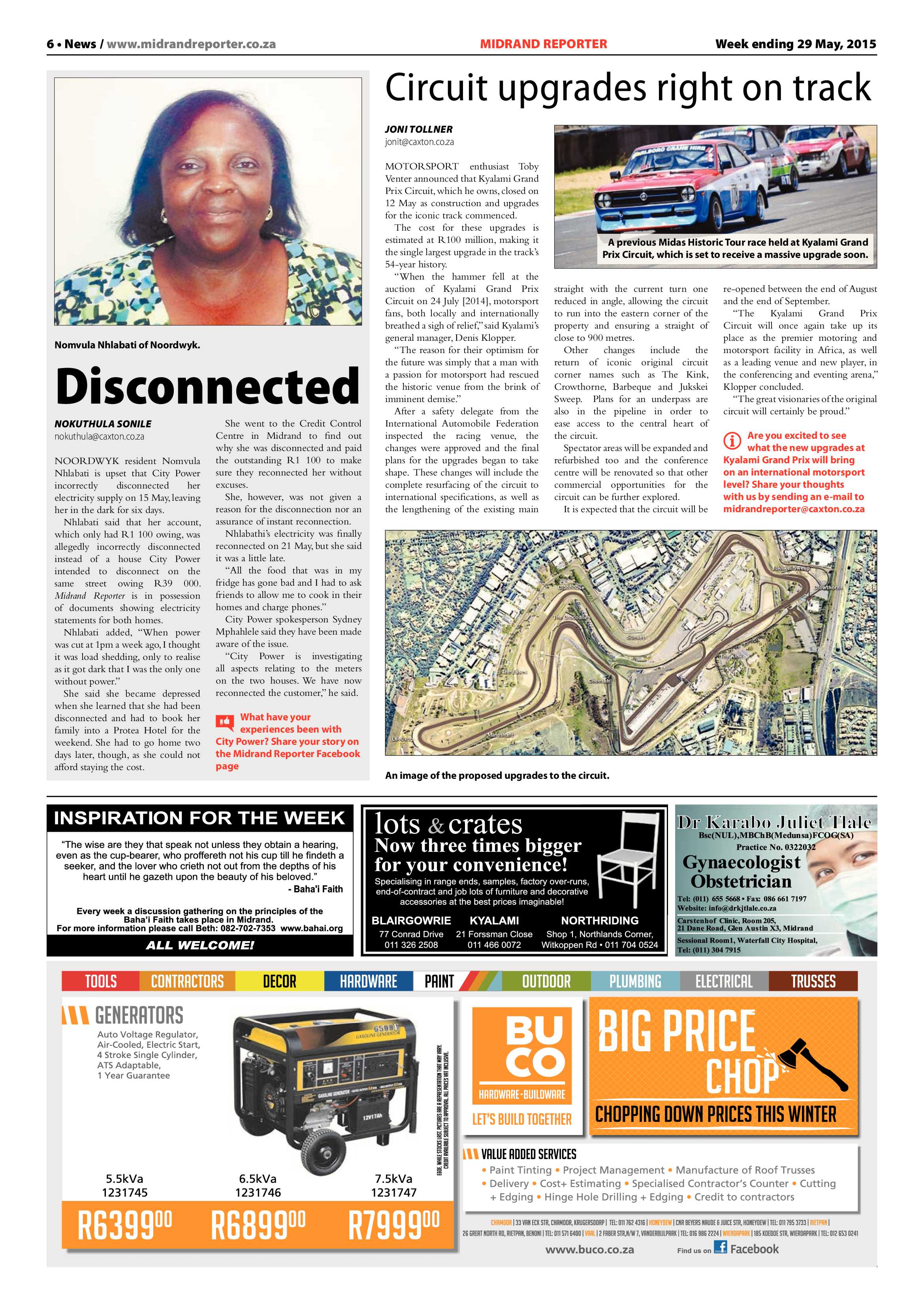 Midrand Reporter 29 May 2015 page 6
