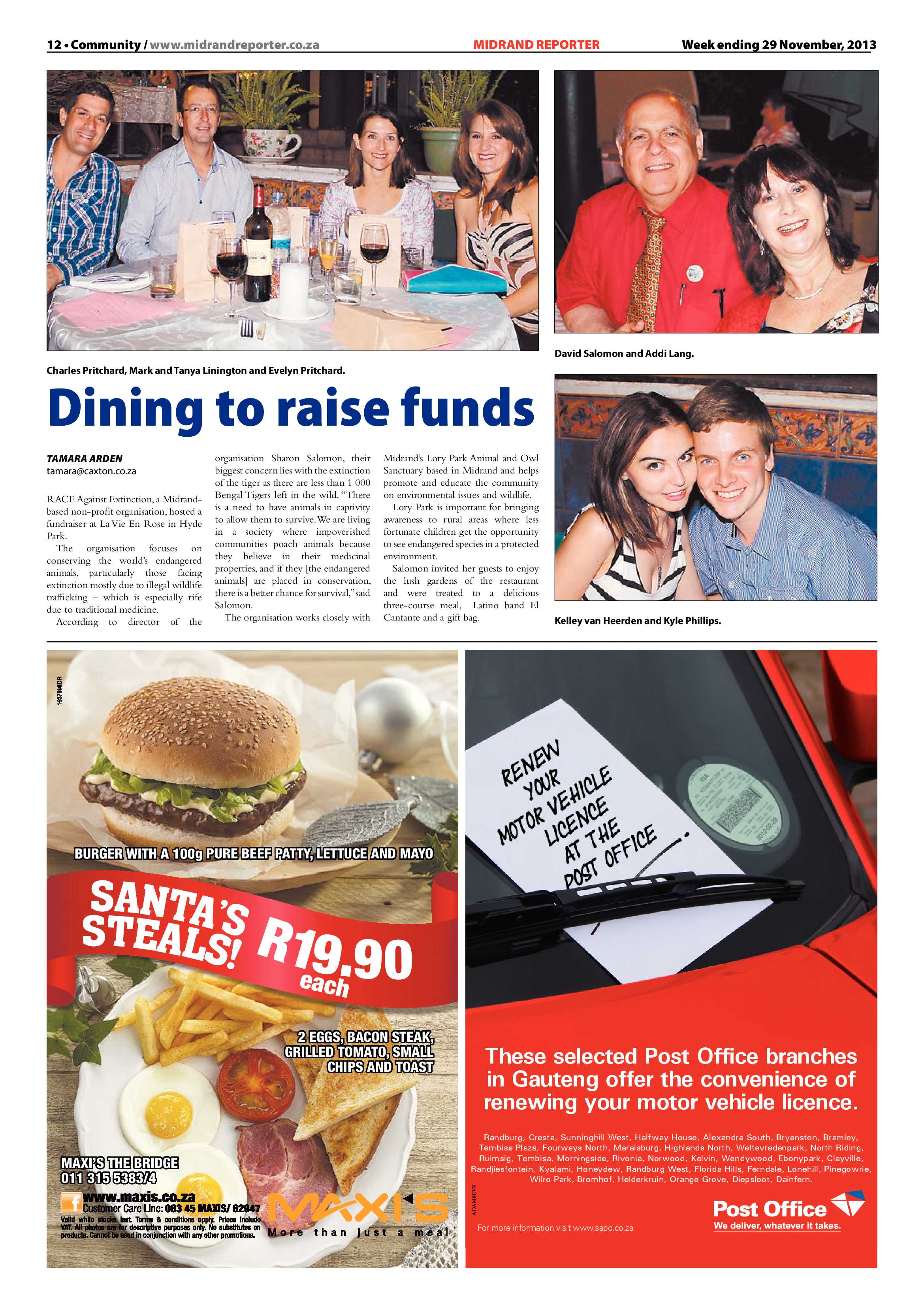 Midrand Reporter 29 November 2013 page 12