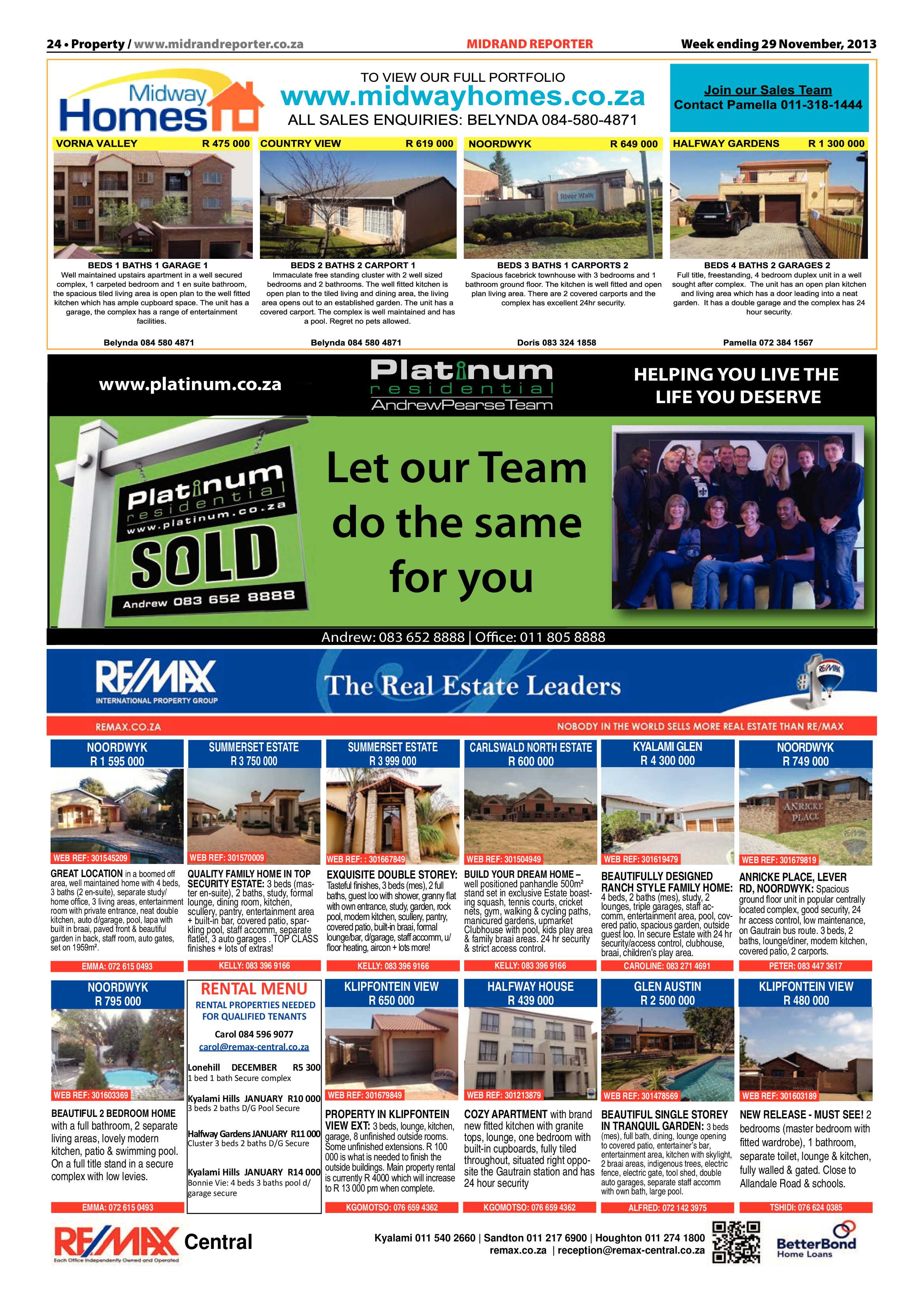 Midrand Reporter 29 November 2013 page 24