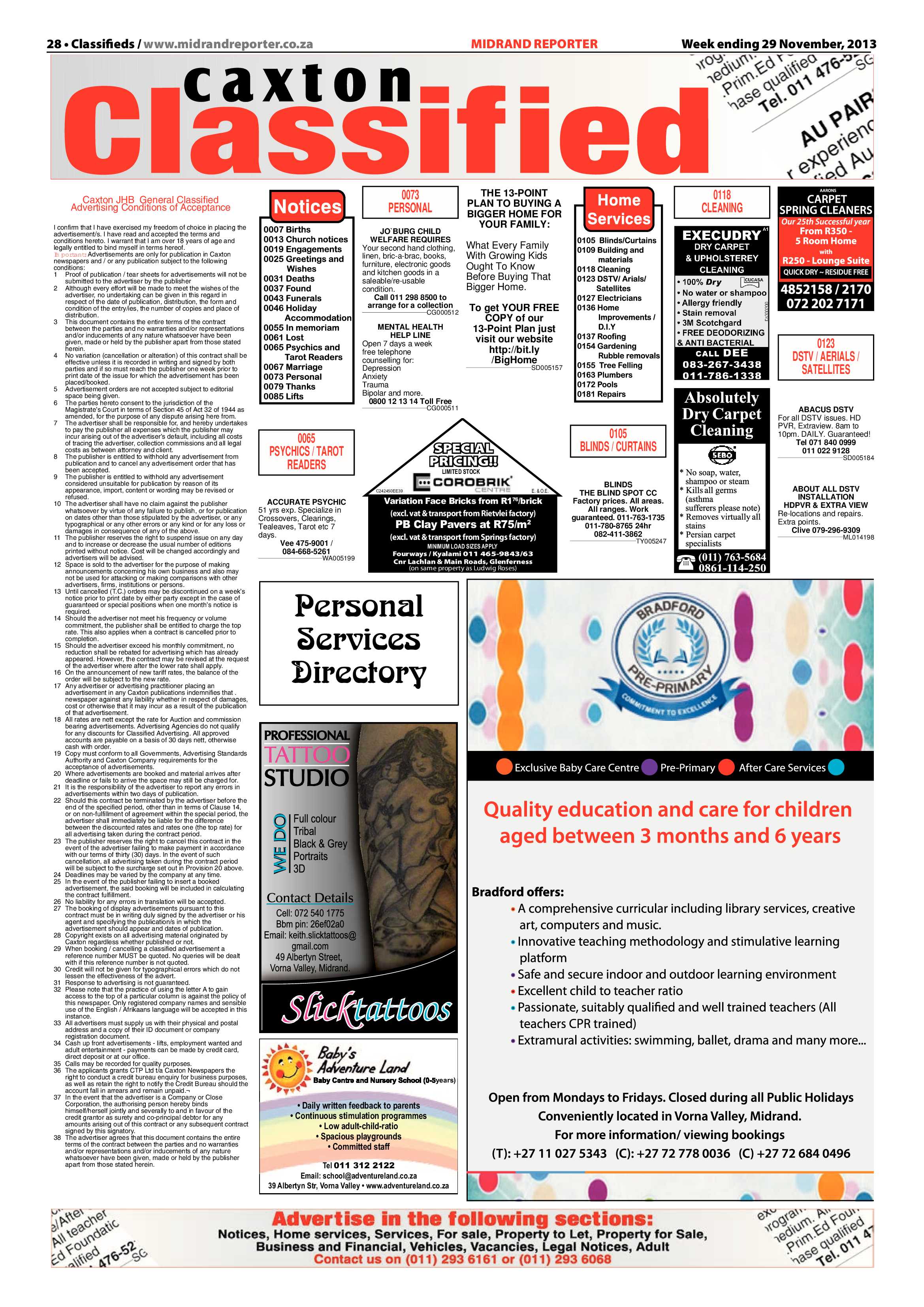 Midrand Reporter 29 November 2013 page 28