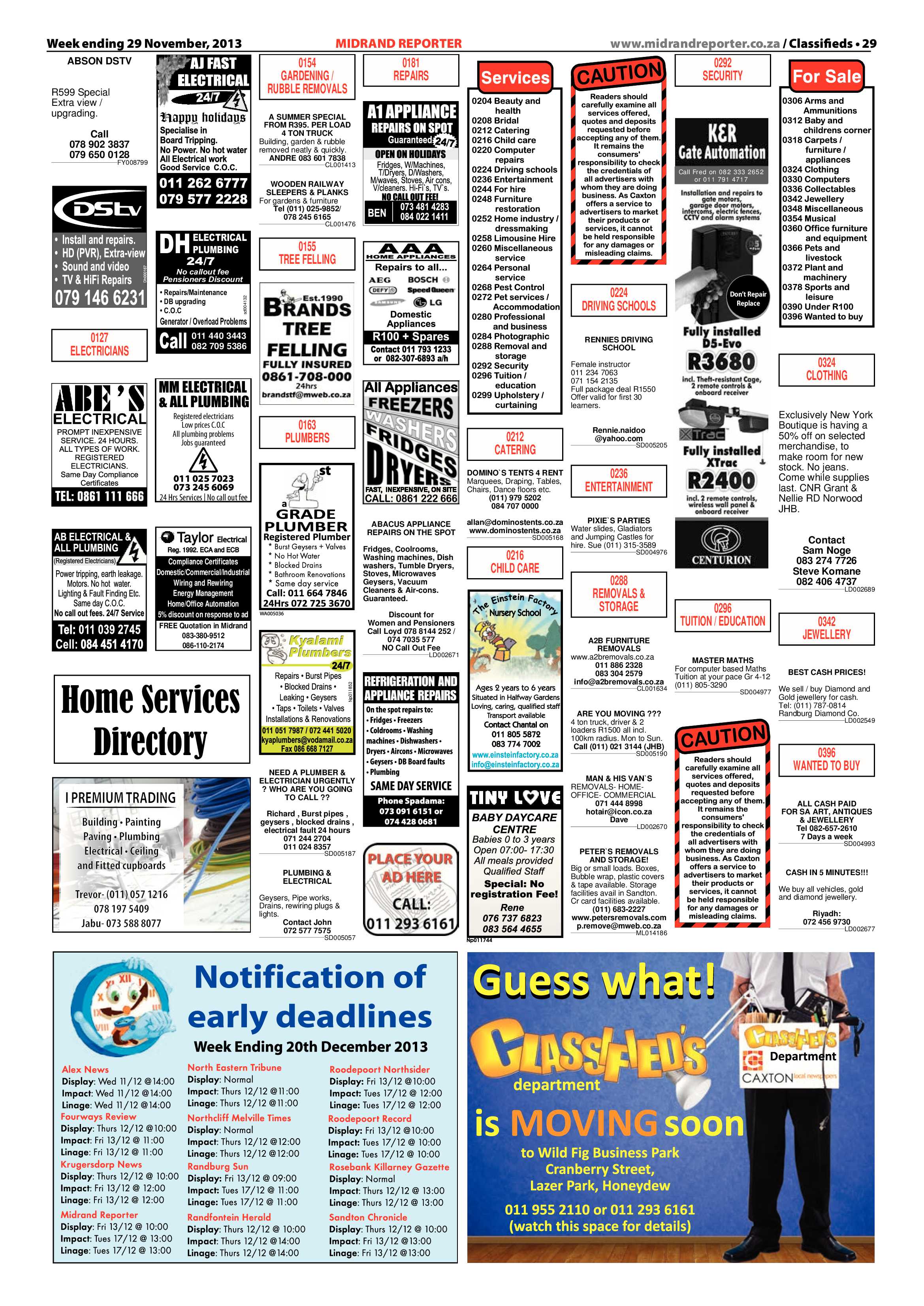 Midrand Reporter 29 November 2013 page 29