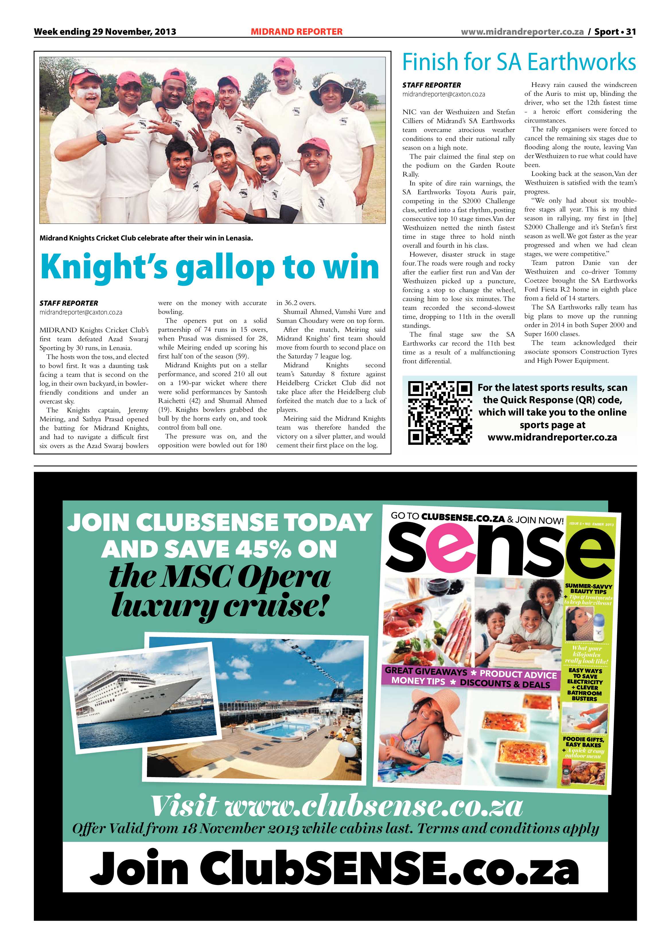 Midrand Reporter 29 November 2013 page 31