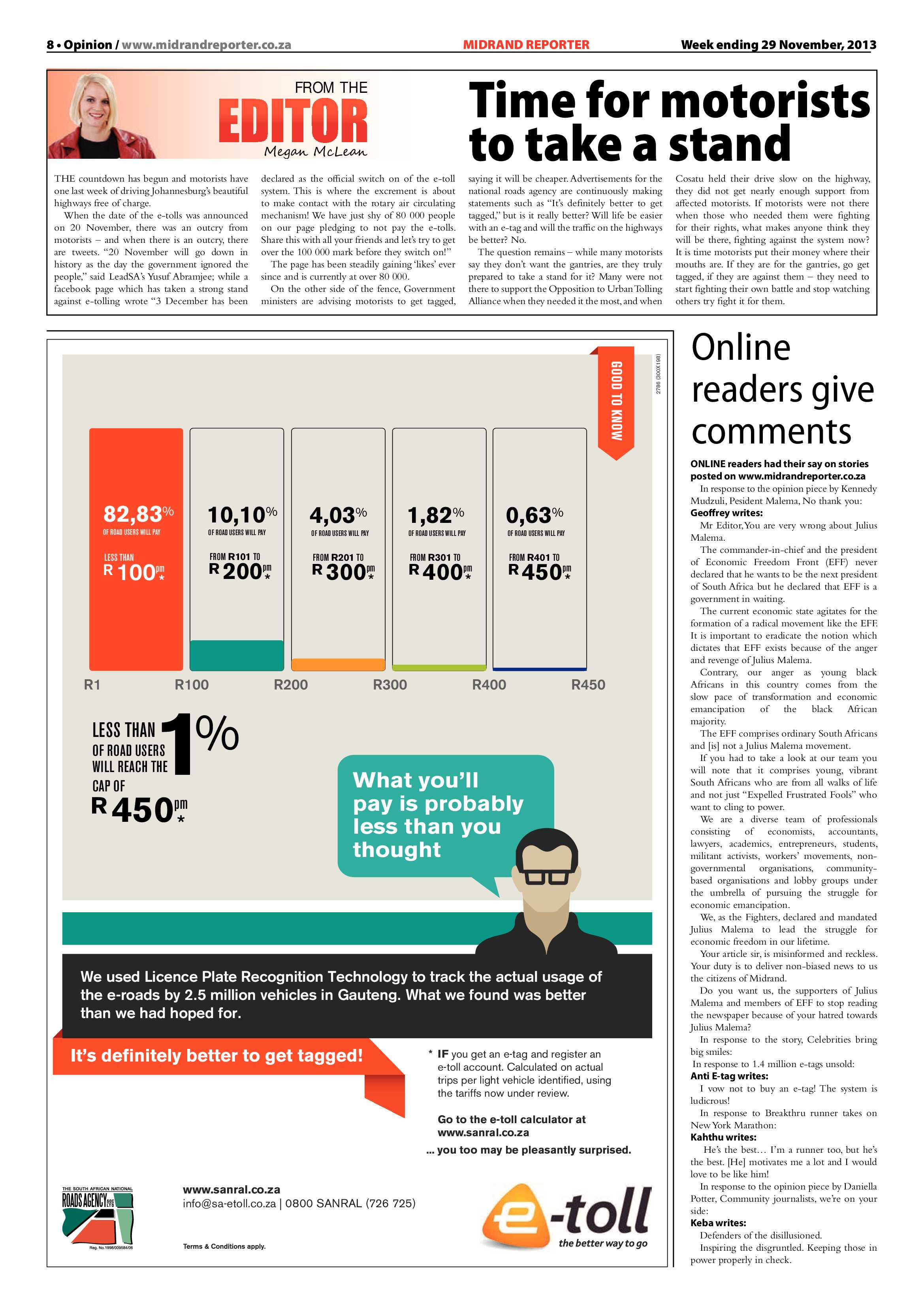 Midrand Reporter 29 November 2013 page 8