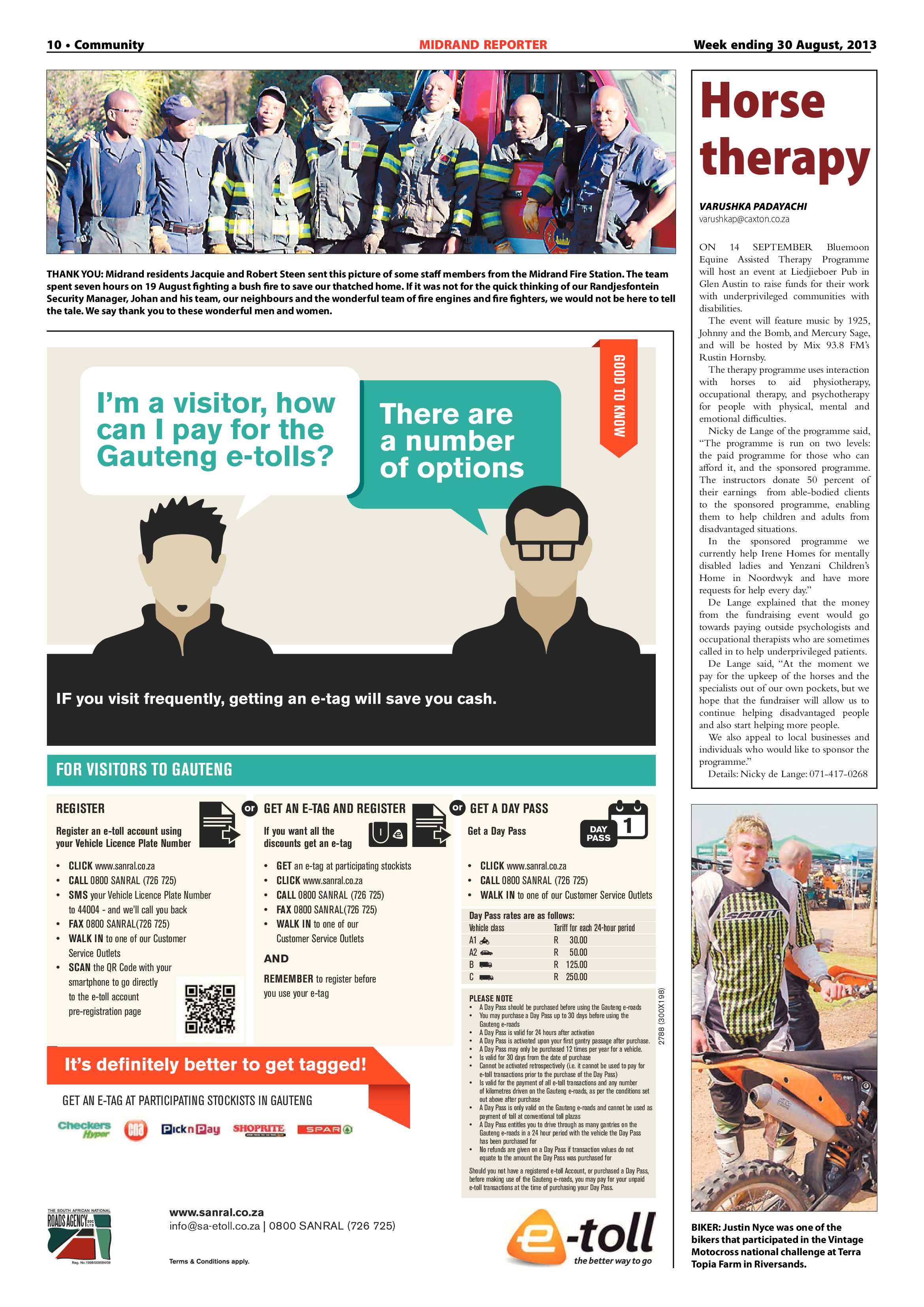 Midrand Reporter 30 August 2013 page 10