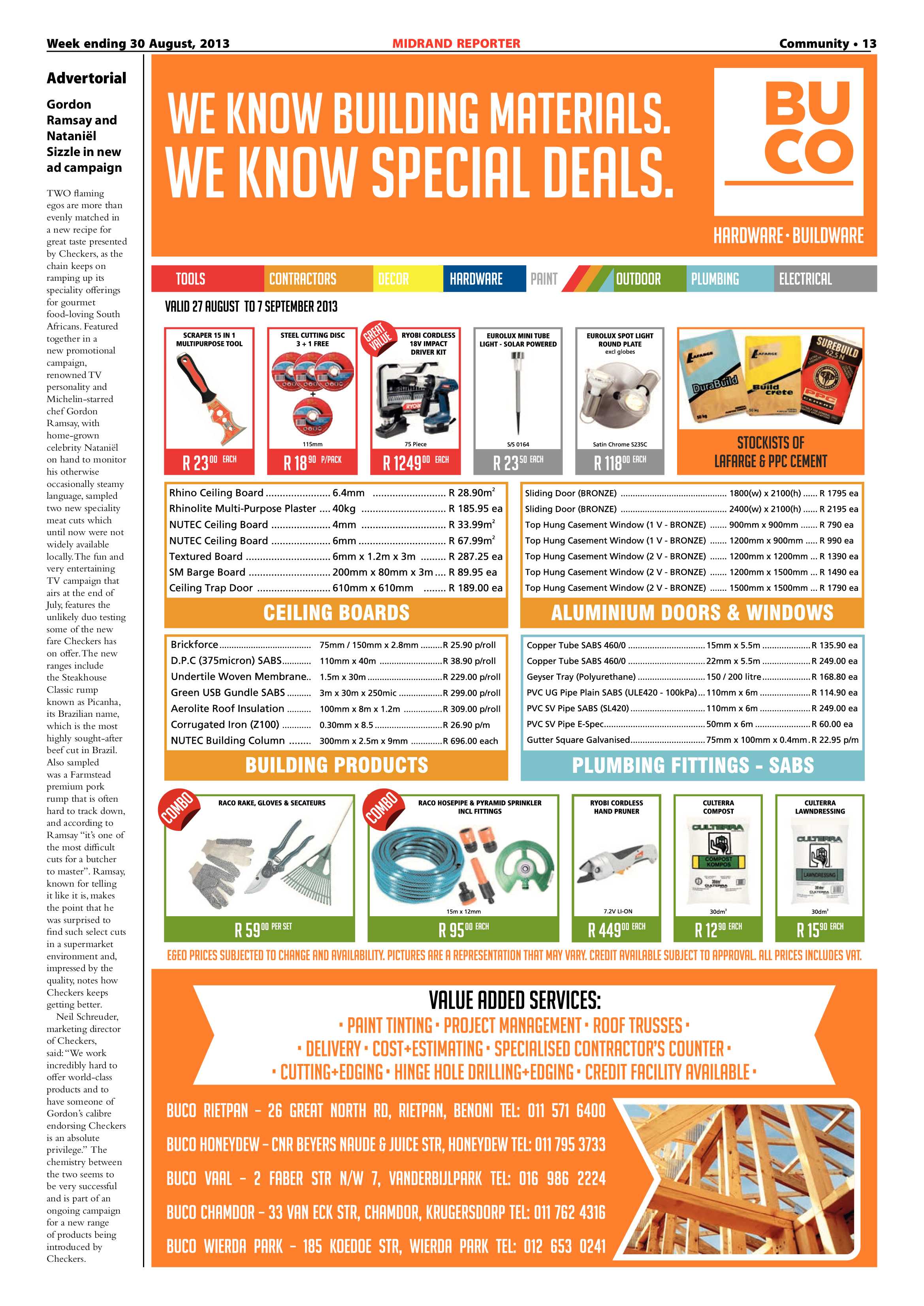 Midrand Reporter 30 August 2013 page 13