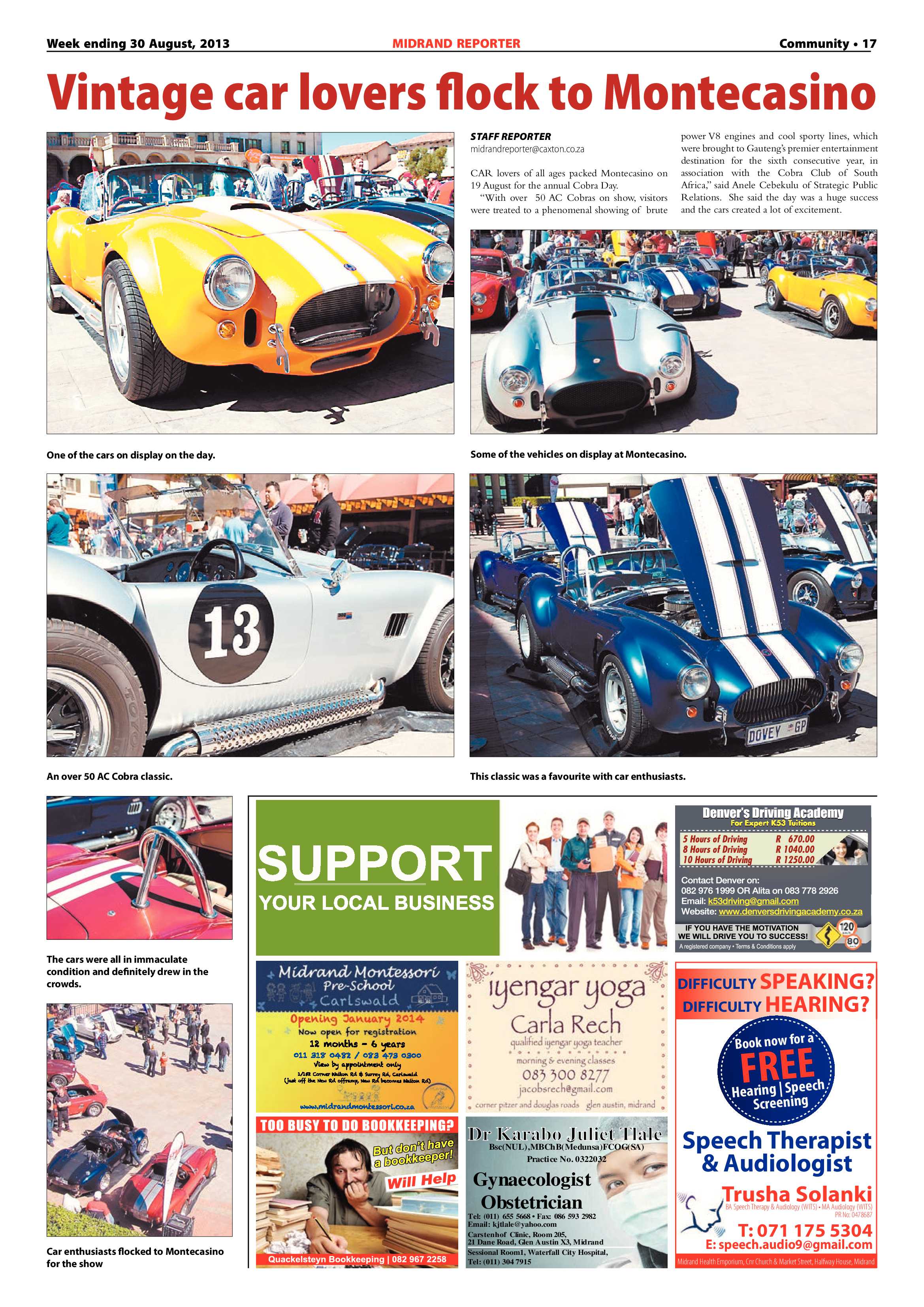 Midrand Reporter 30 August 2013 page 17