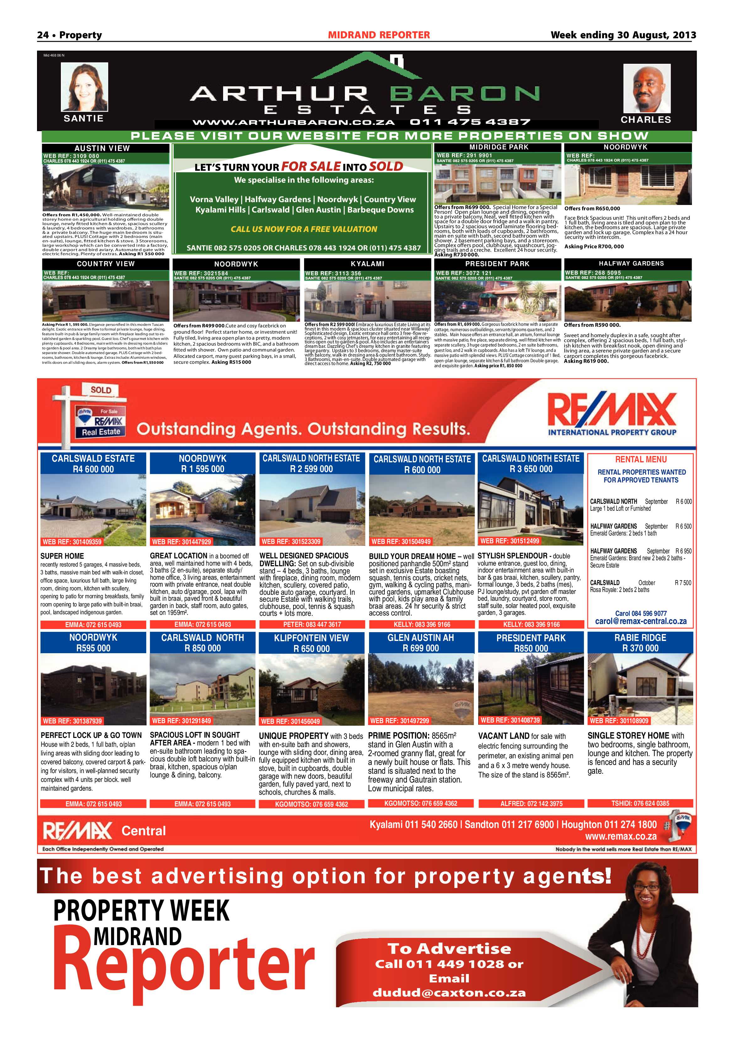 Midrand Reporter 30 August 2013 page 24