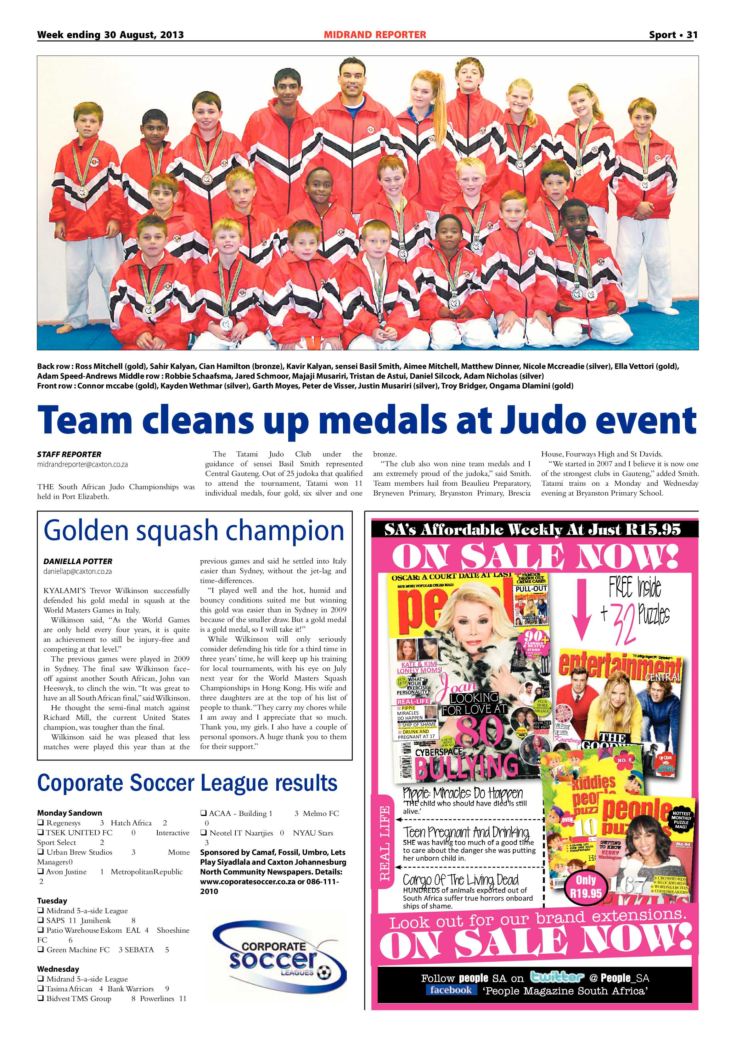 Midrand Reporter 30 August 2013 page 31