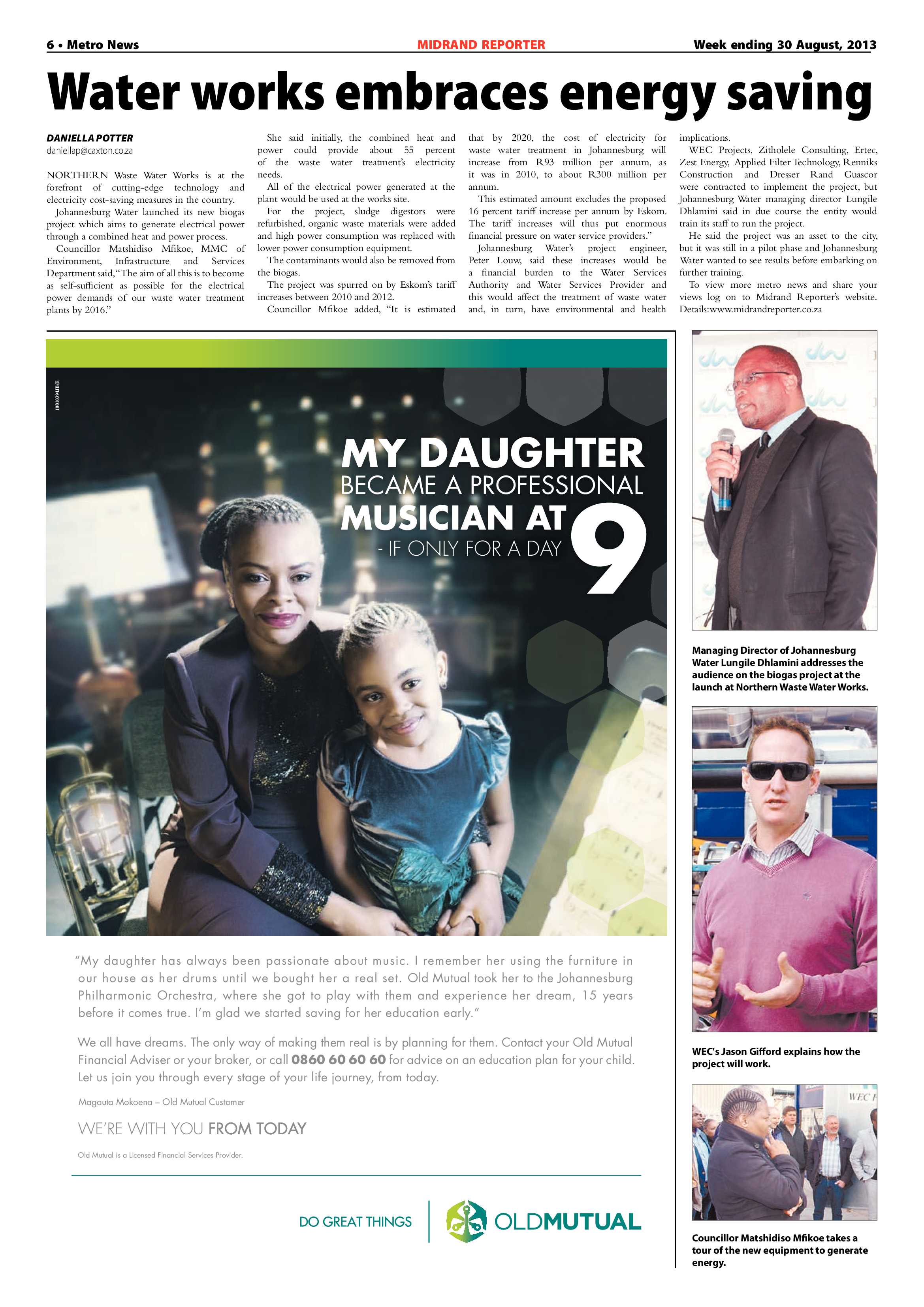 Midrand Reporter 30 August 2013 page 6