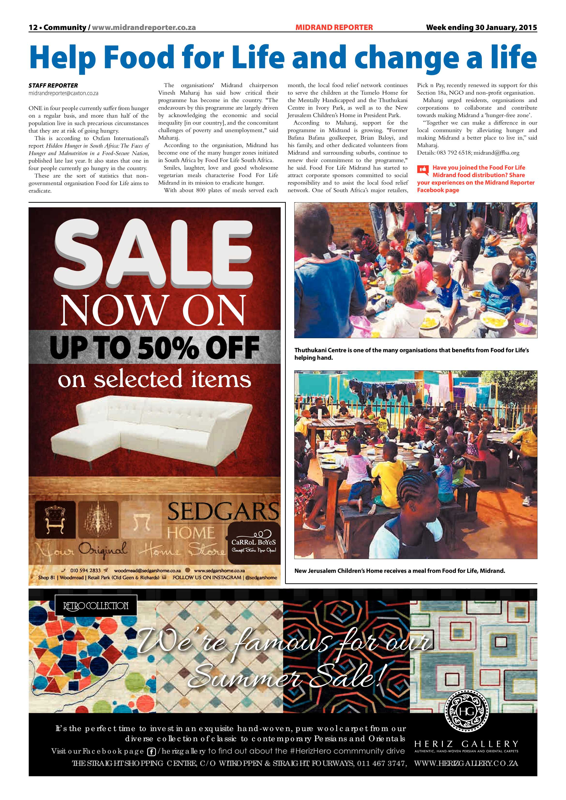 Midrand Reporter 30 January 2015 page 12