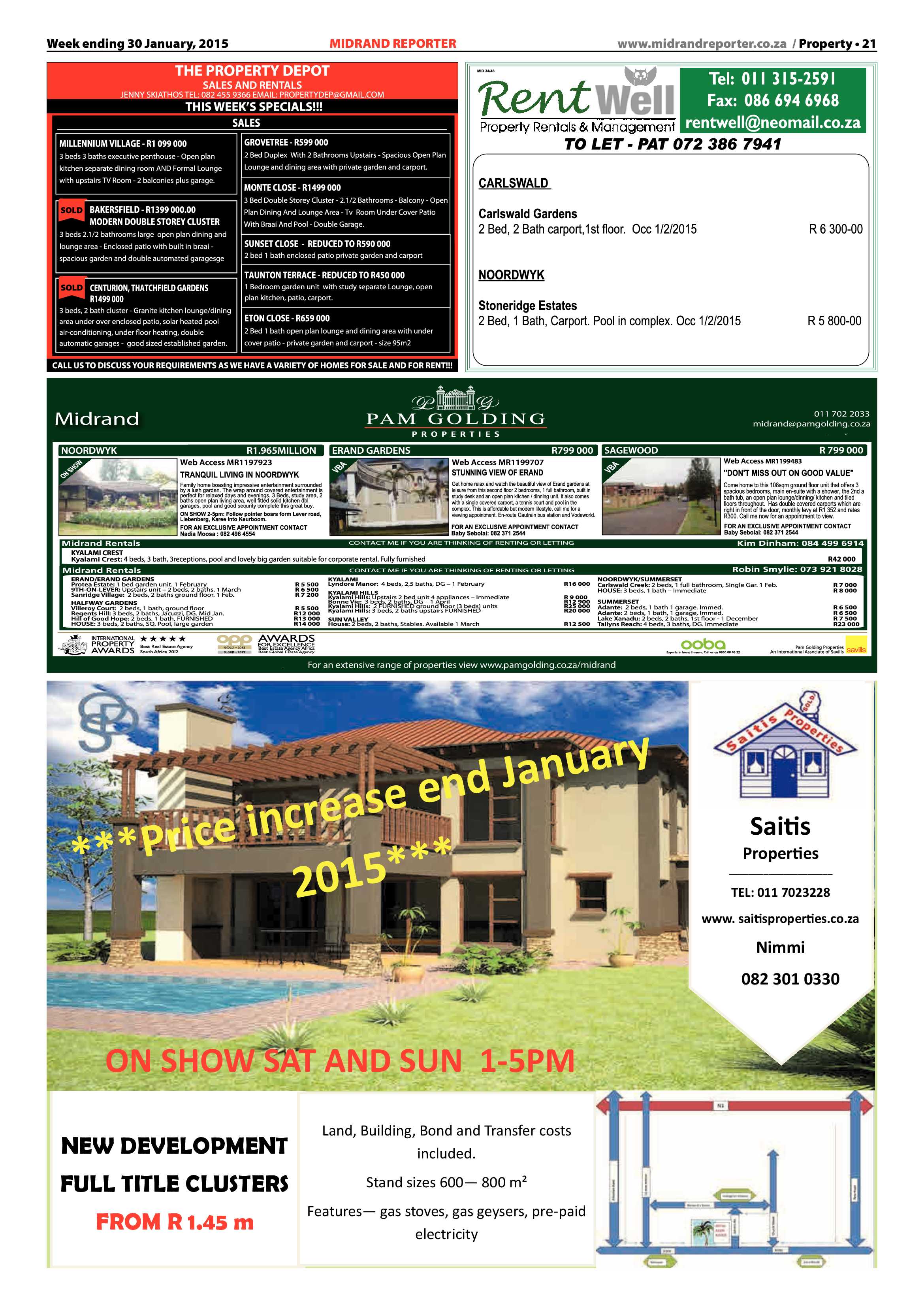 Midrand Reporter 30 January 2015 page 21