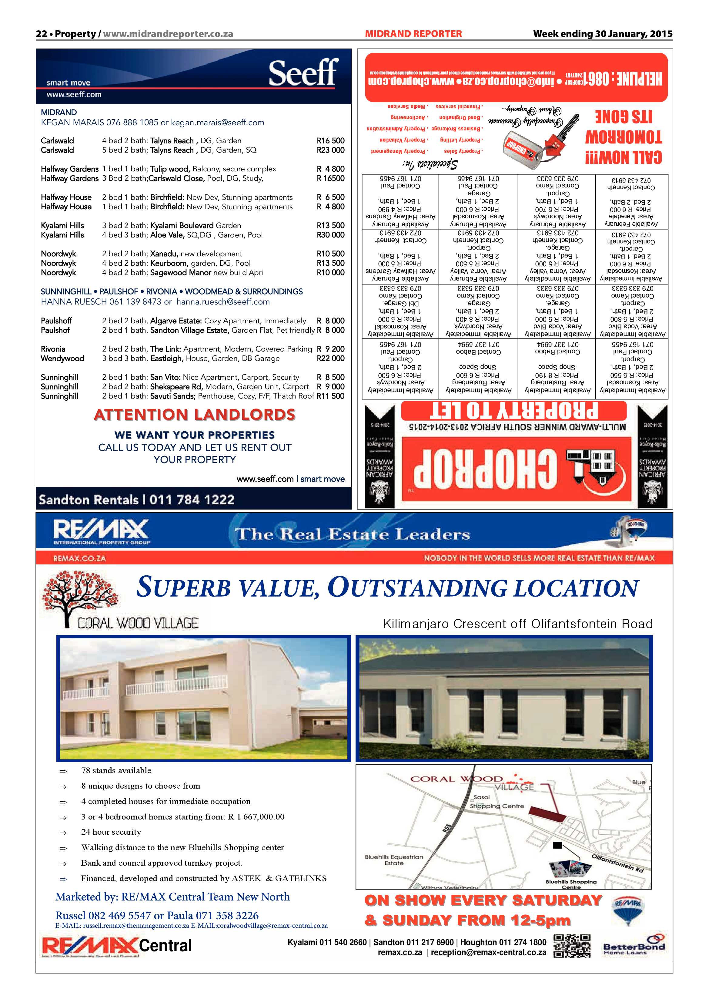 Midrand Reporter 30 January 2015 page 22