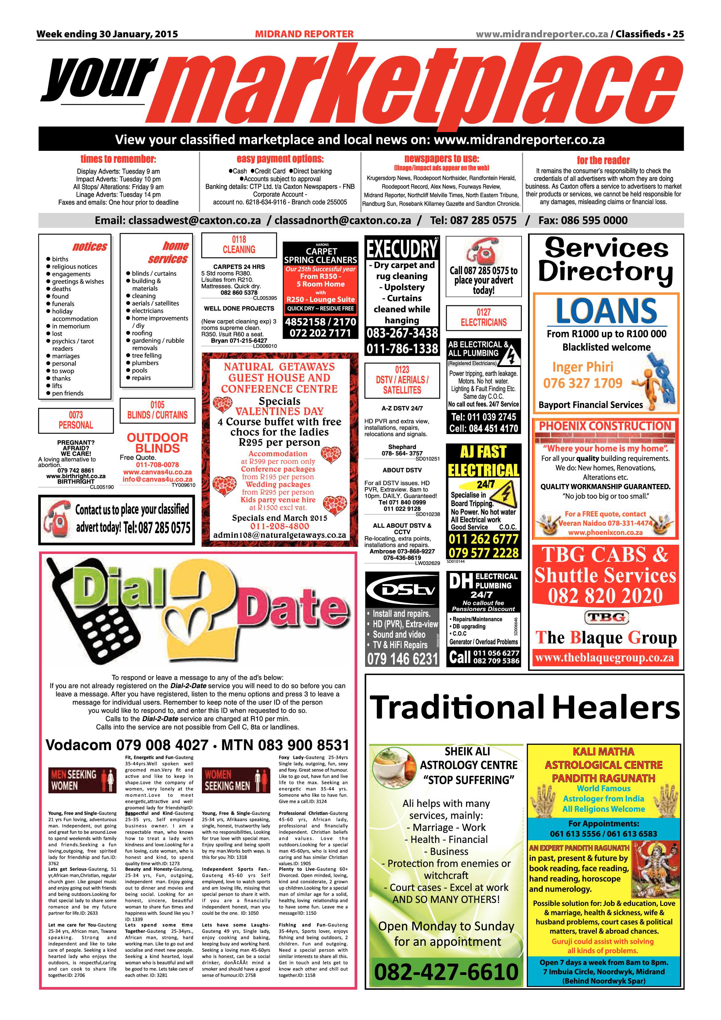 Midrand Reporter 30 January 2015 page 25