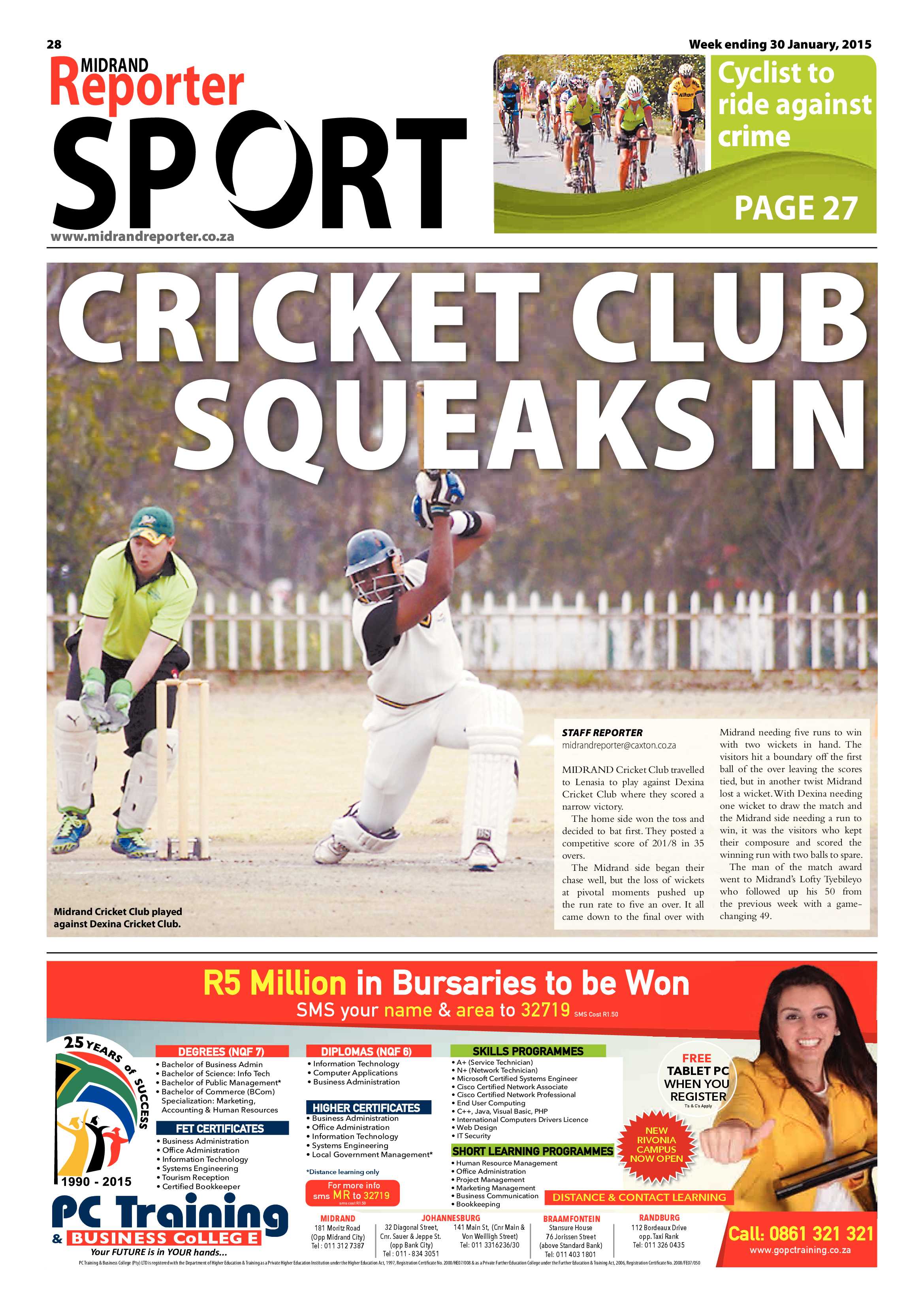 Midrand Reporter 30 January 2015 page 28