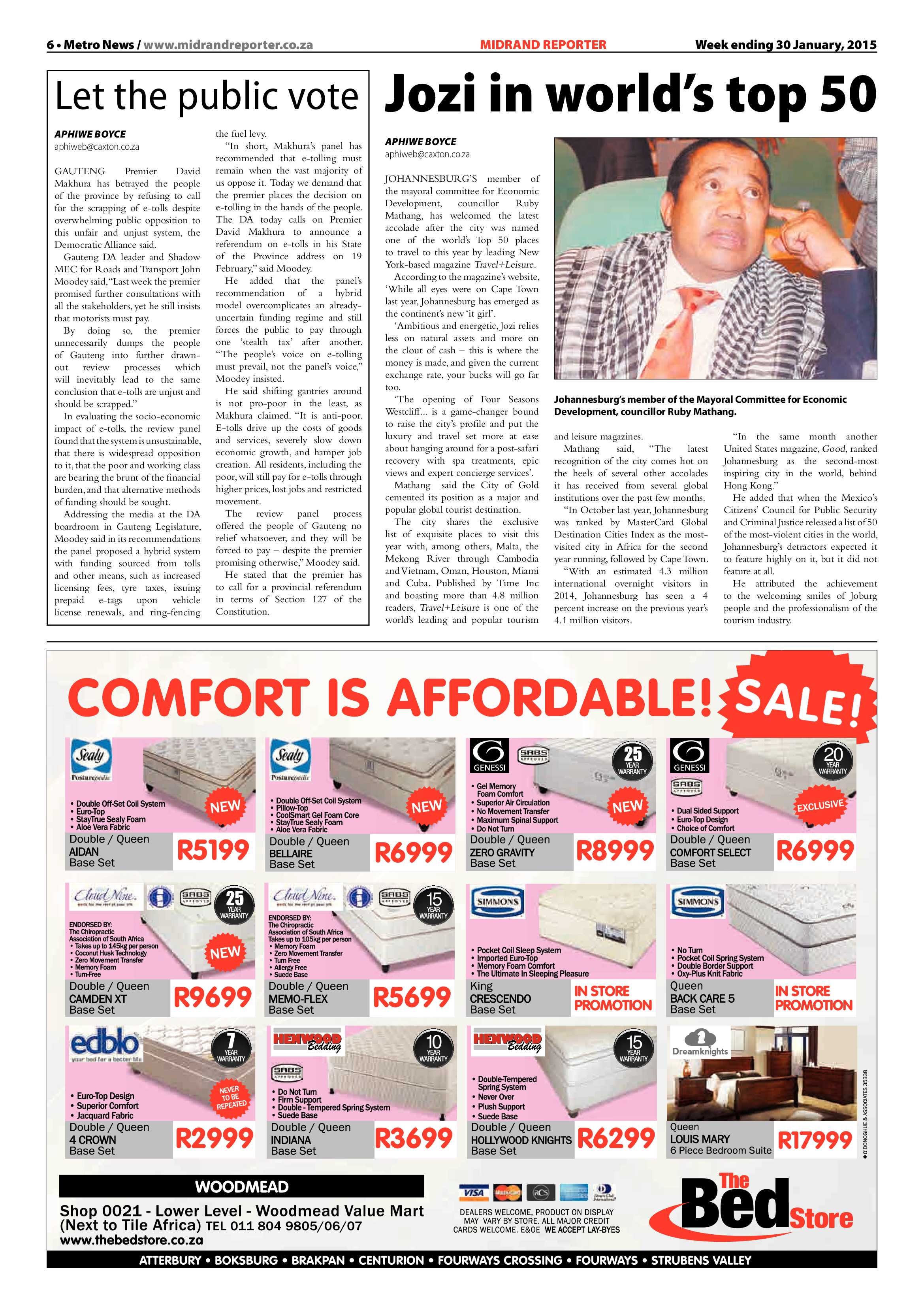 Midrand Reporter 30 January 2015 page 6
