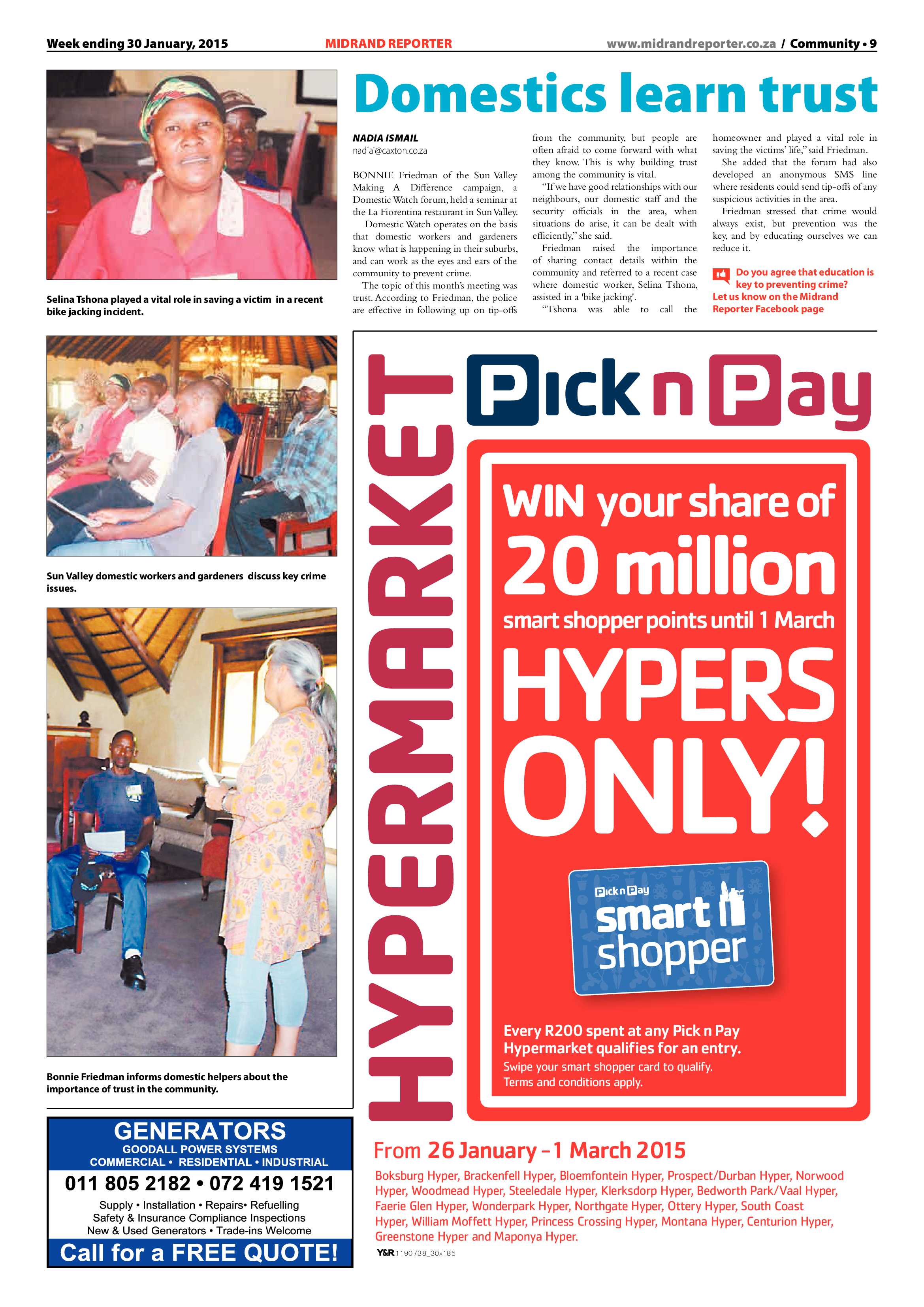 Midrand Reporter 30 January 2015 page 9