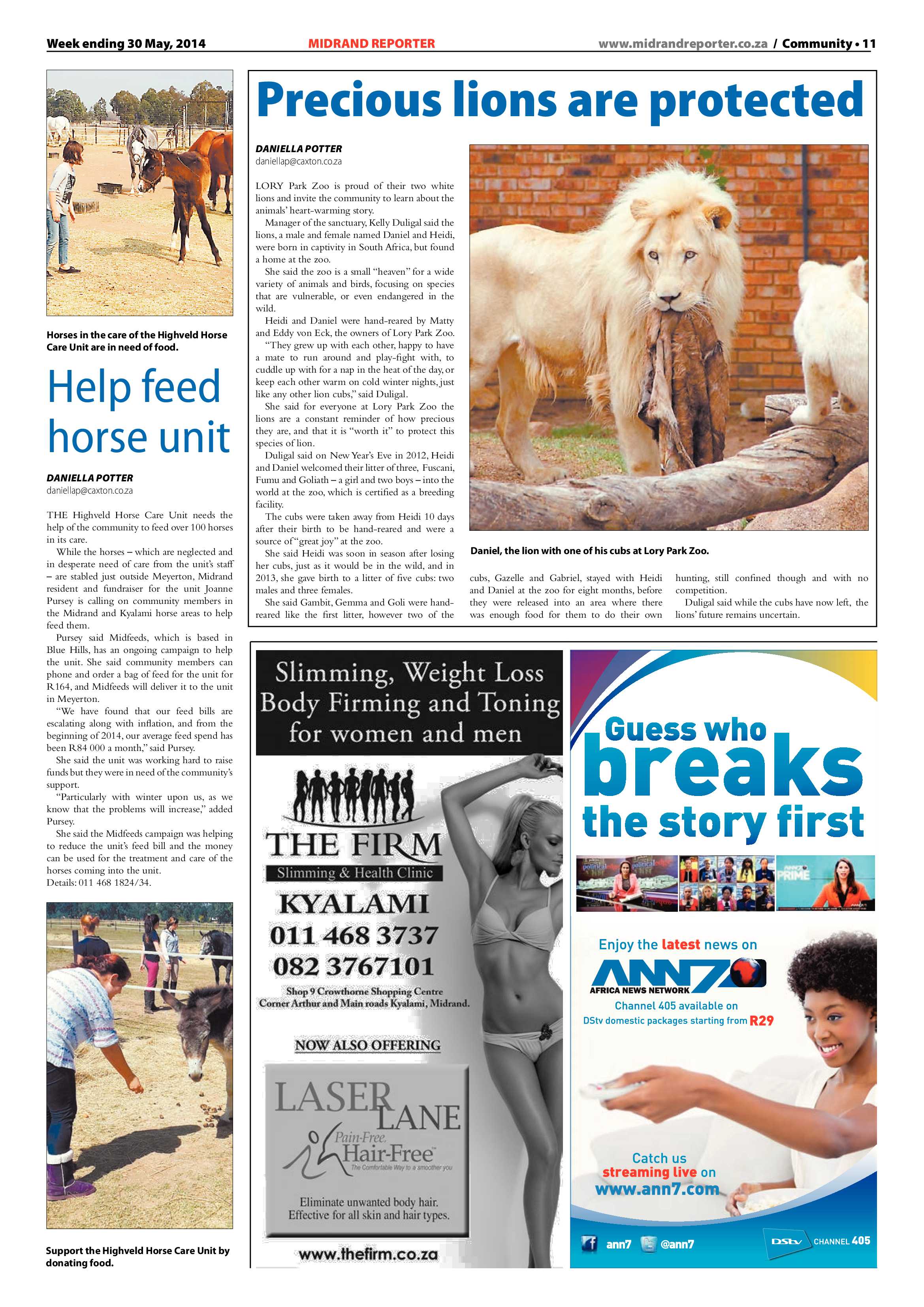 Midrand Reporter 30 May 2014 page 11