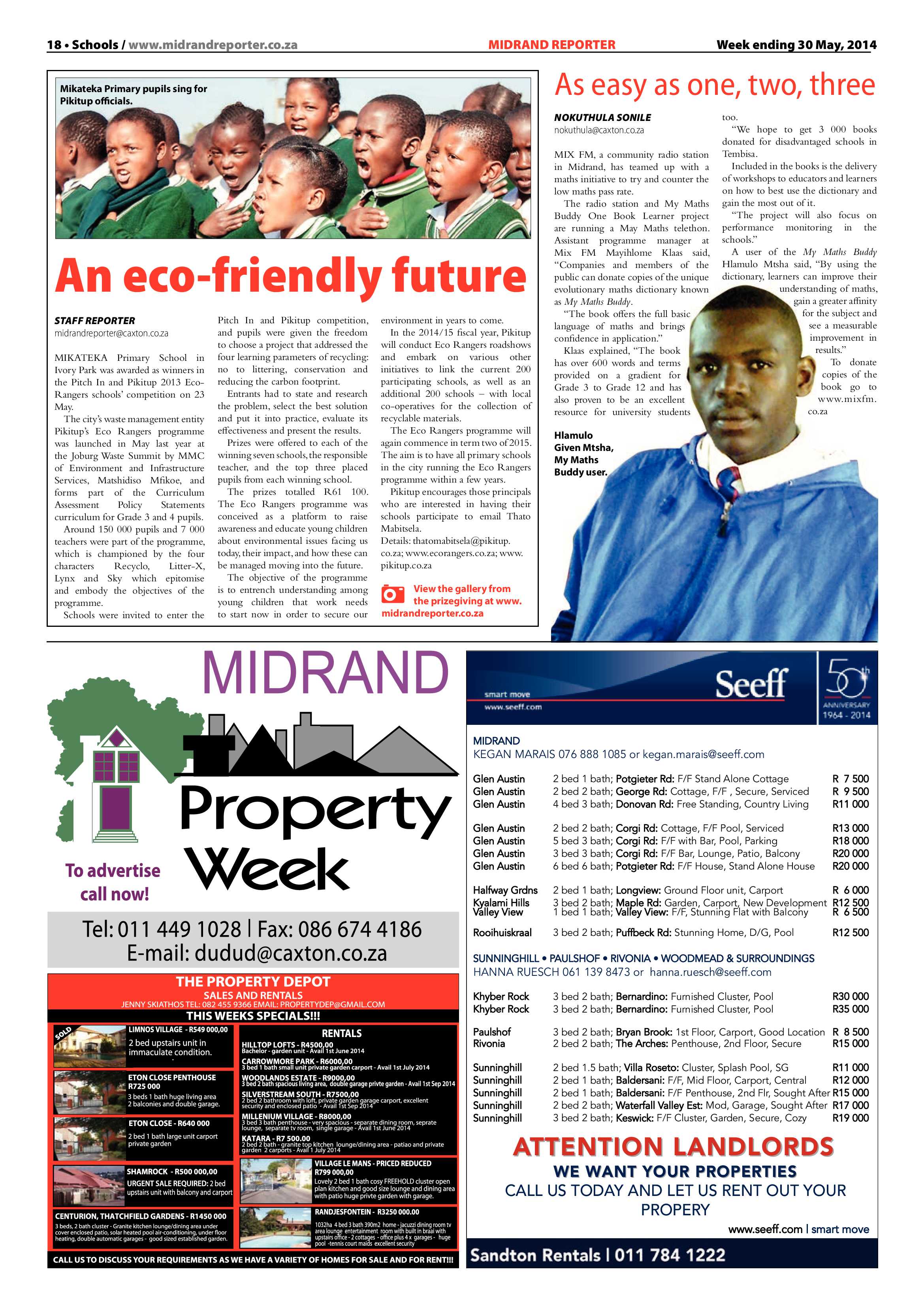 Midrand Reporter 30 May 2014 page 18