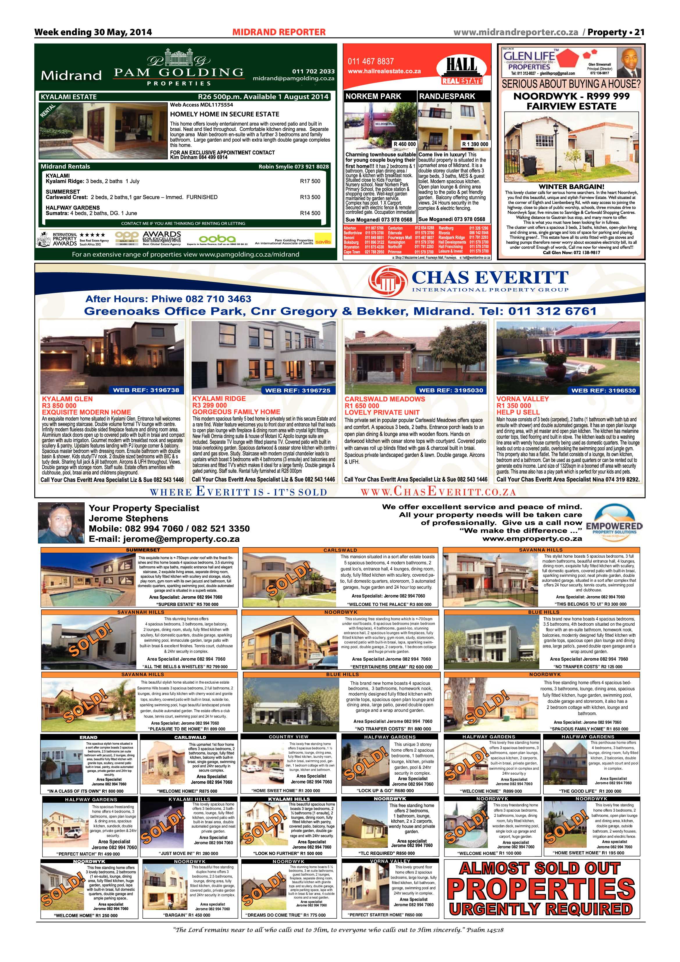 Midrand Reporter 30 May 2014 page 21