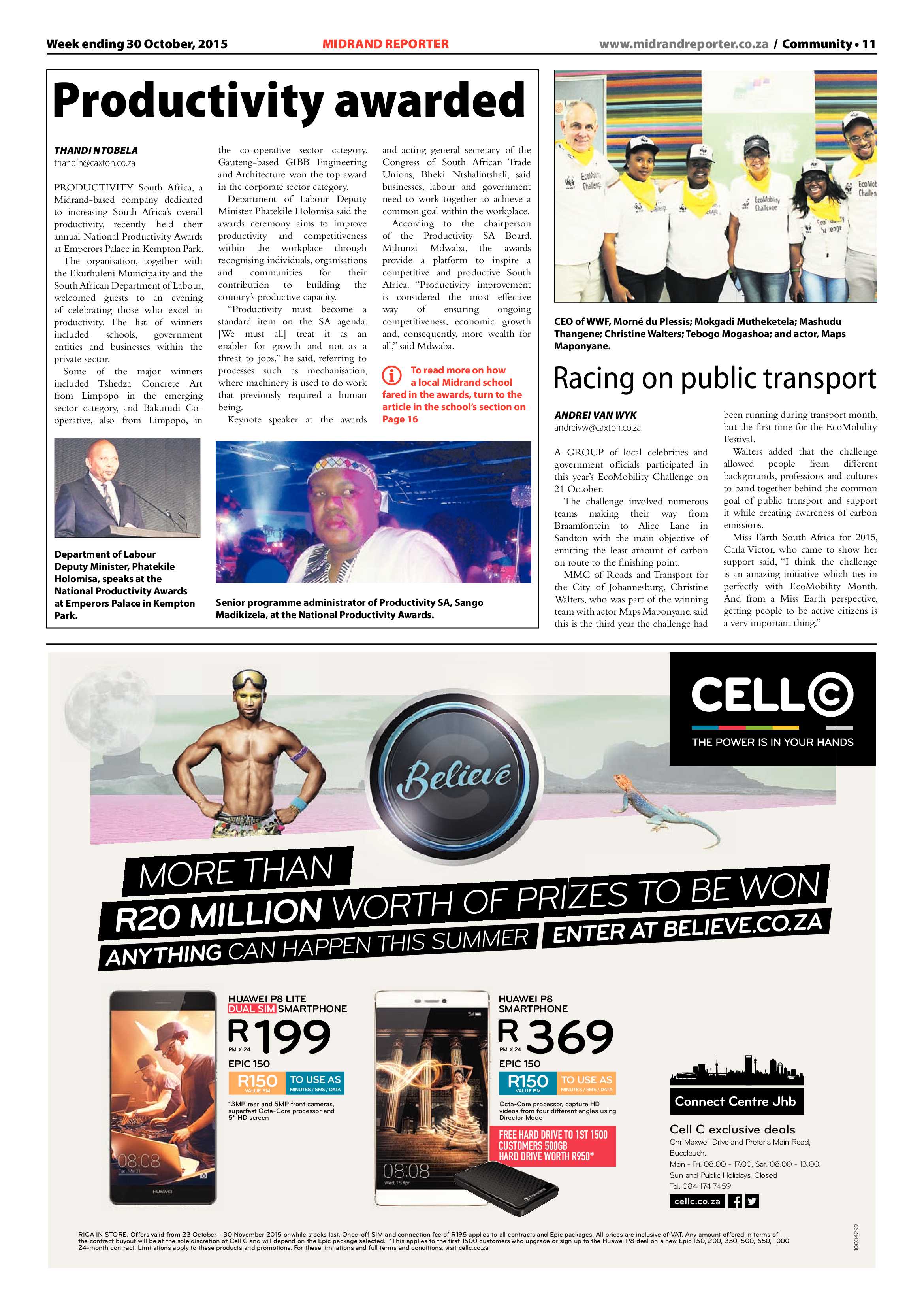 Midrand Reporter 30 October 2015 page 11