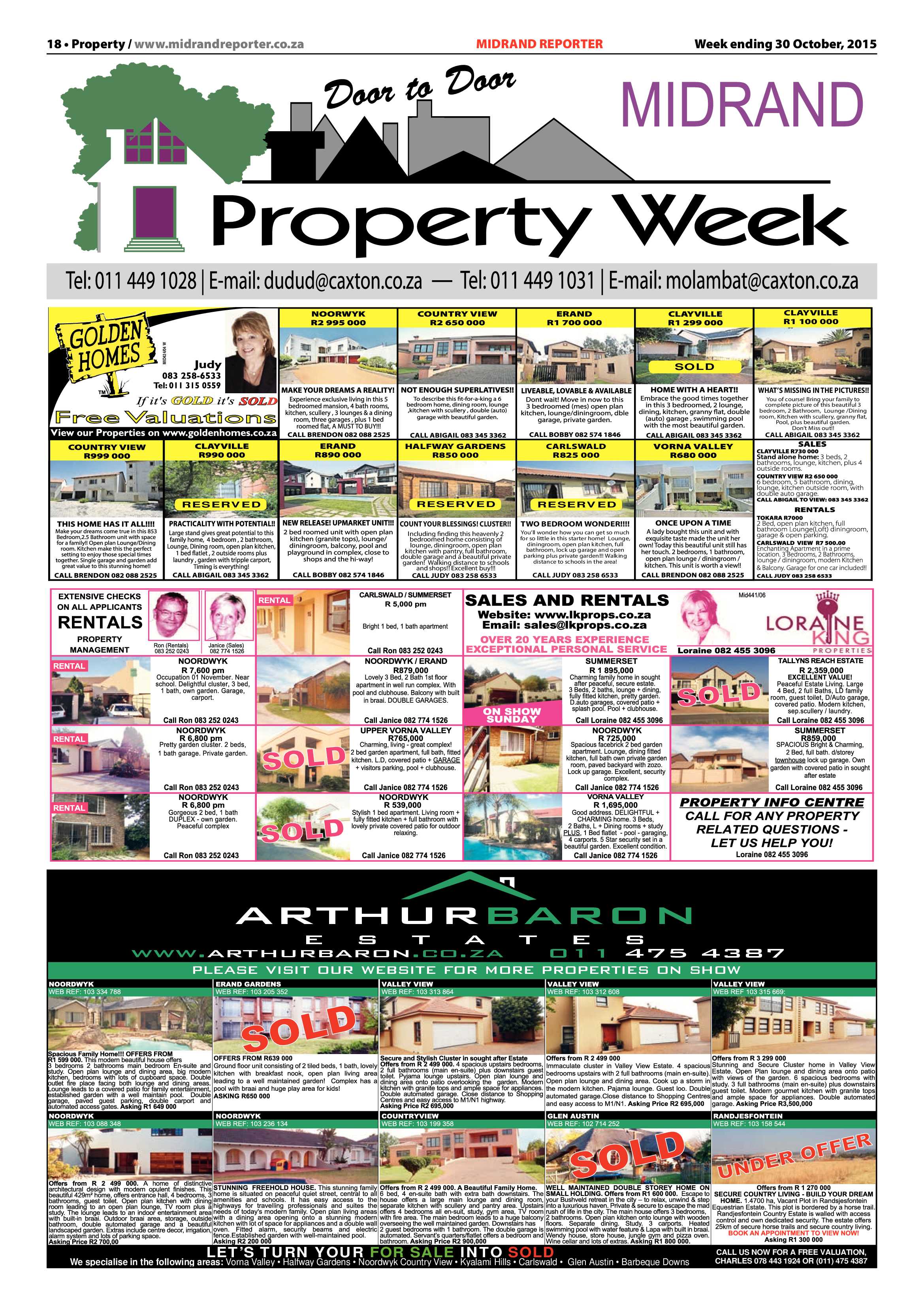 Midrand Reporter 30 October 2015 page 18
