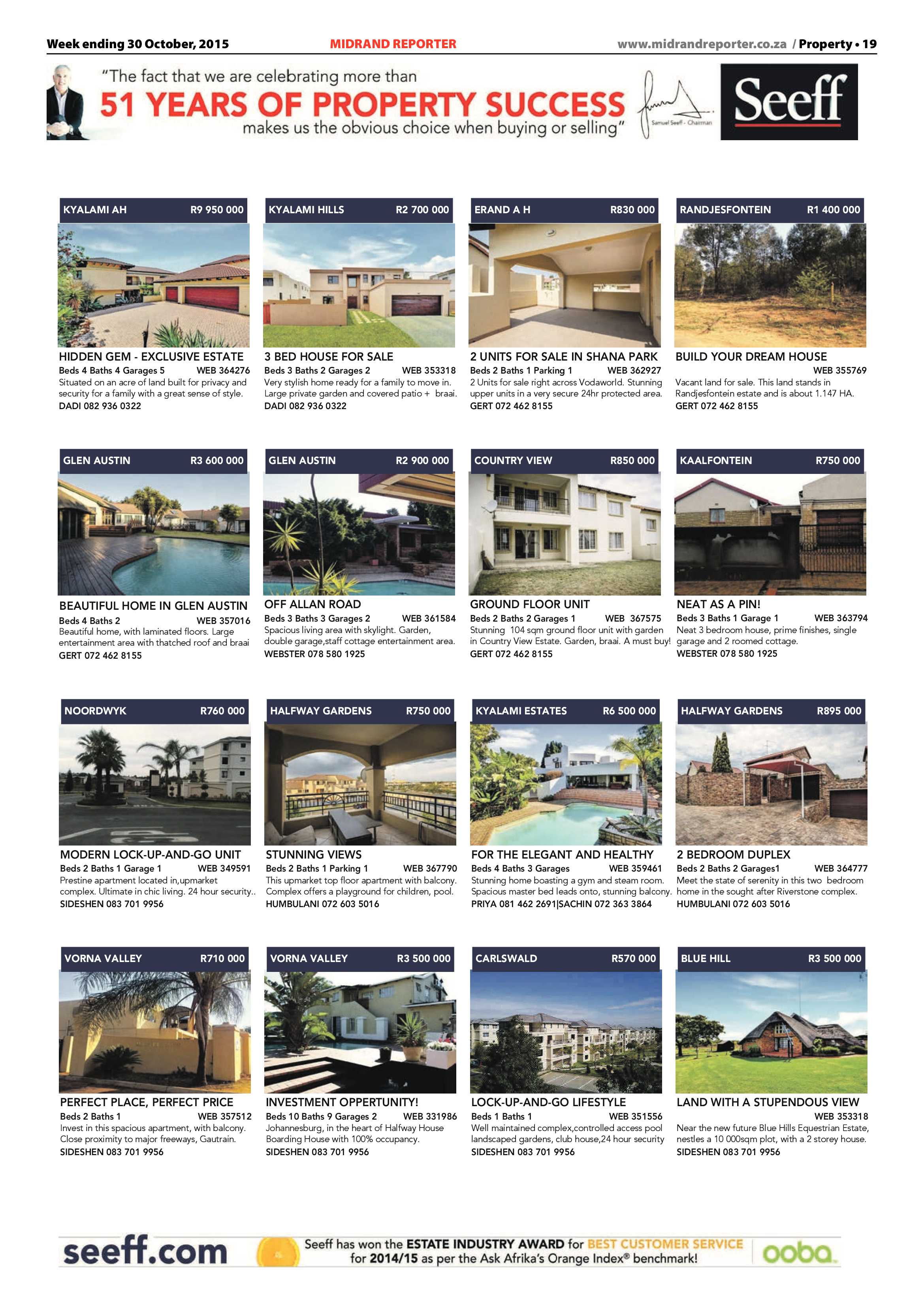 Midrand Reporter 30 October 2015 page 19