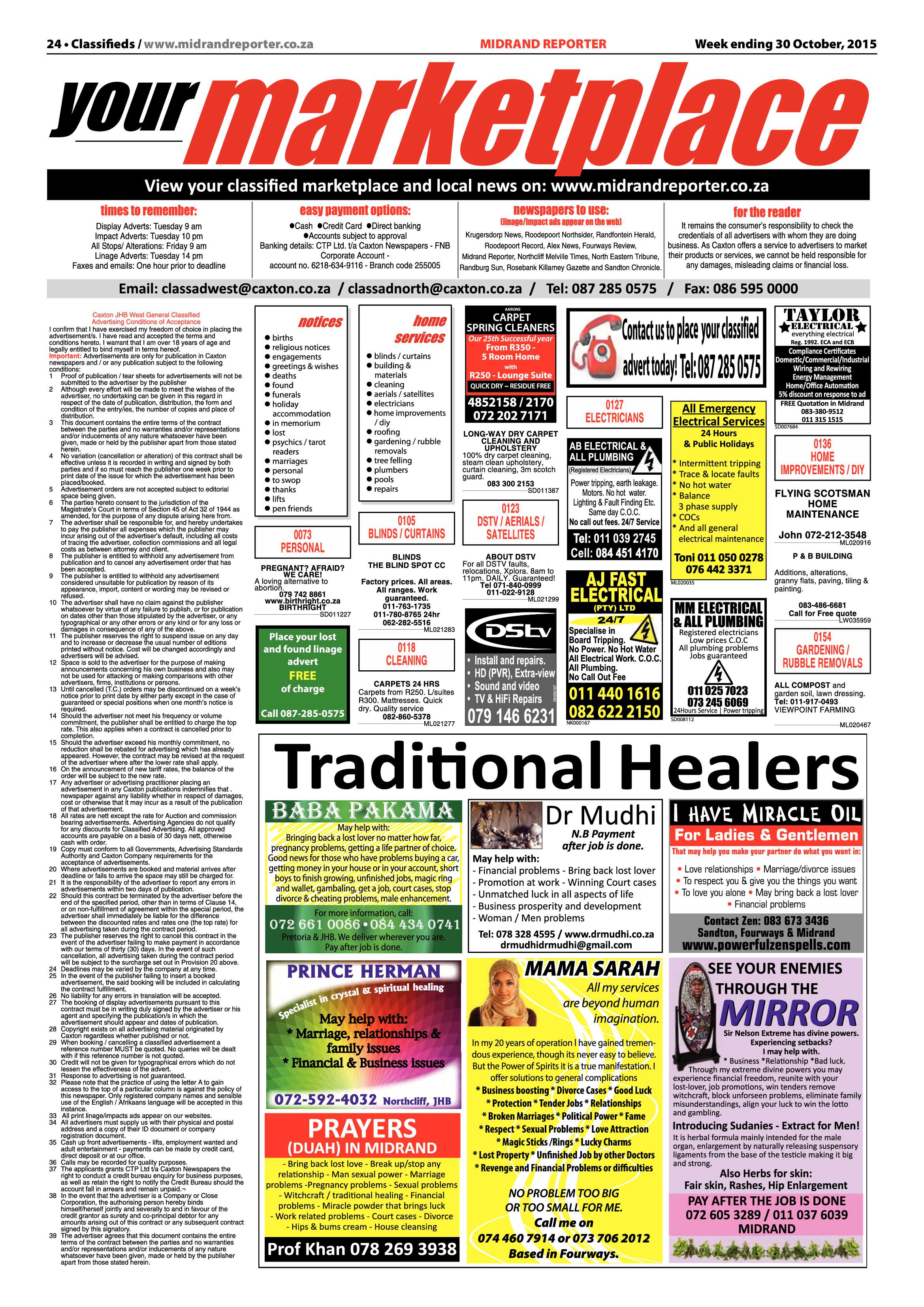 Midrand Reporter 30 October 2015 page 24