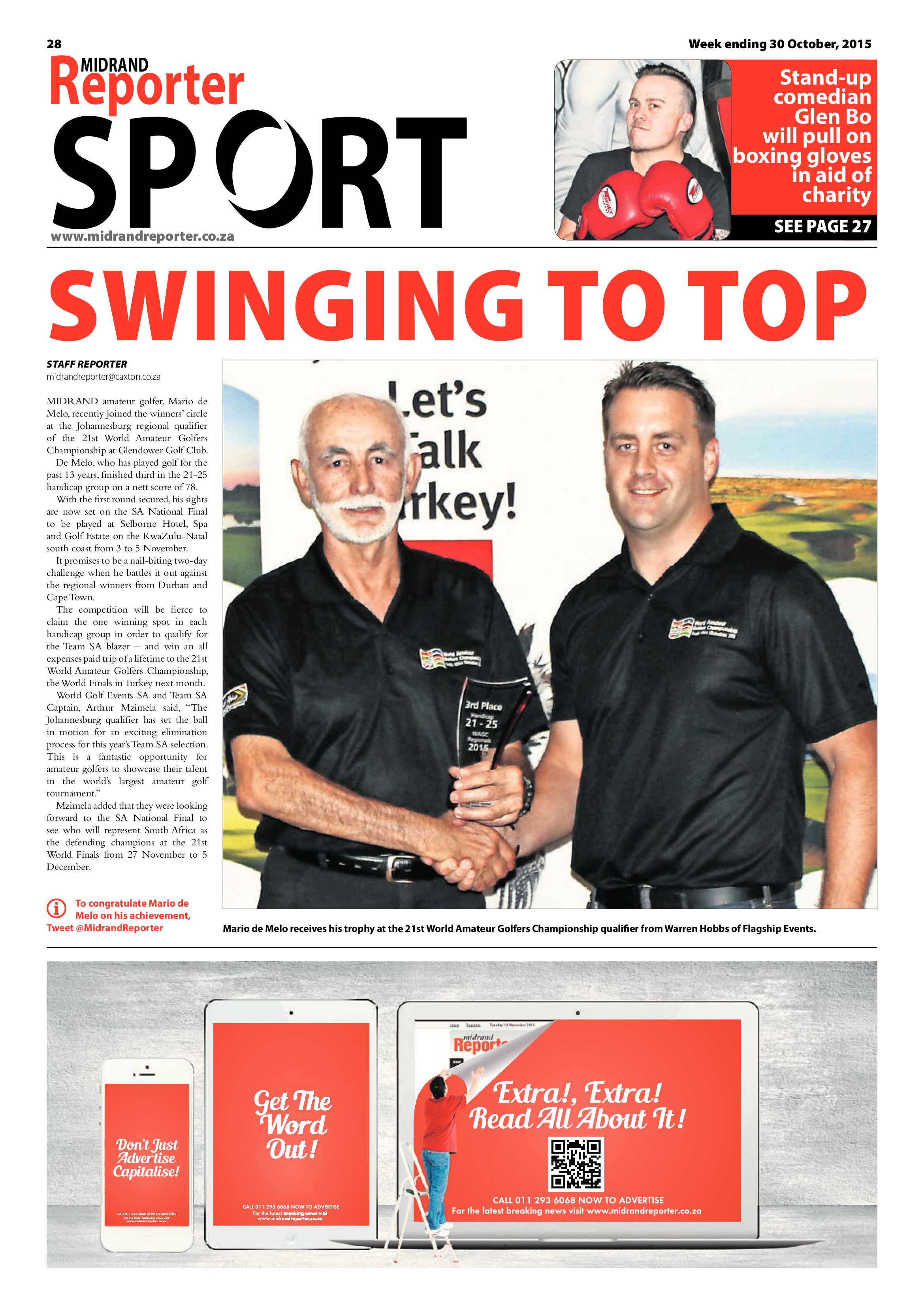 Midrand Reporter 30 October 2015 page 28